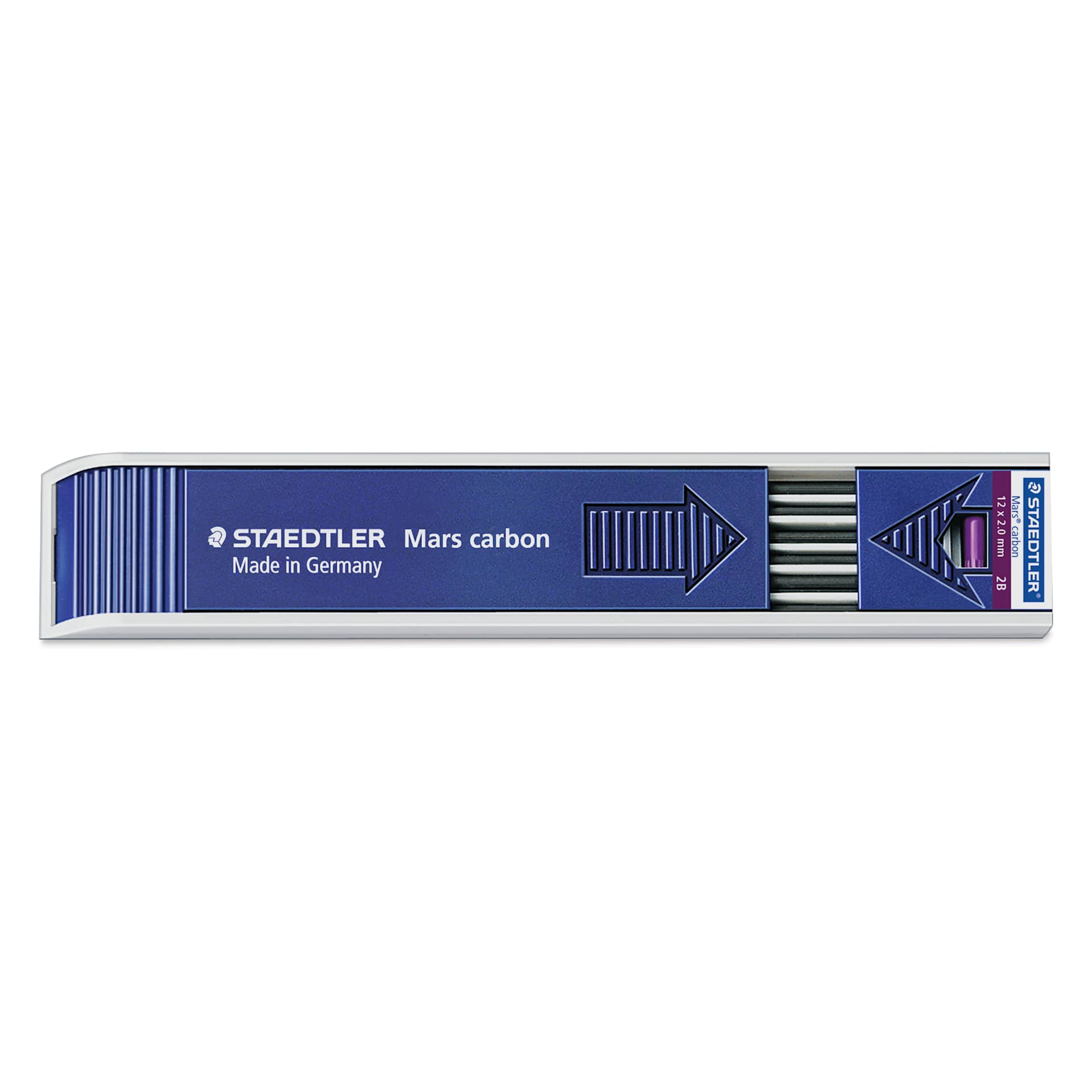 Staedtler Lumograph Leads - 2B, Pack of 12, packaging