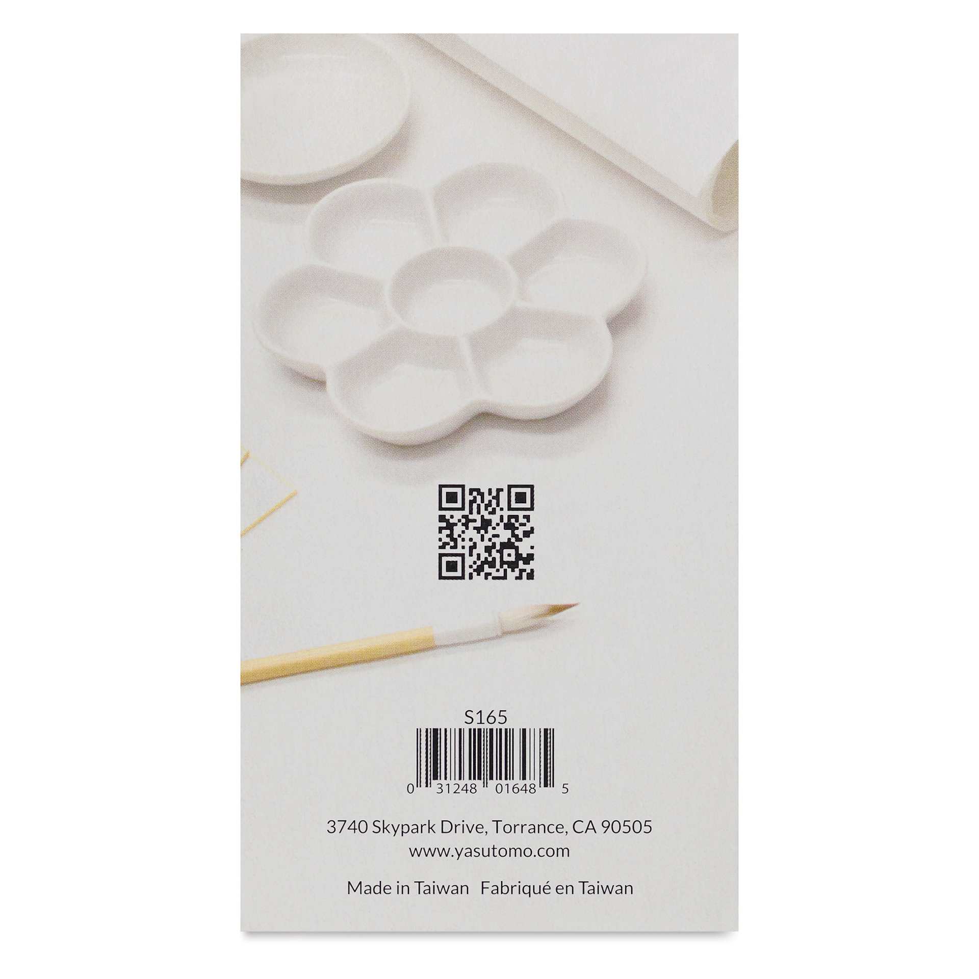 Yasutomo Suzuri Grinding Stone - 5" x 2-1/2", back of the packaging