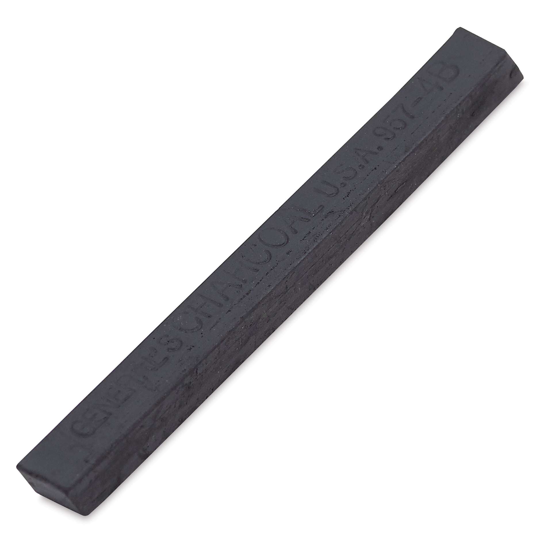 General's Compressed Charcoal - 4B, Pkg of 12, single stick