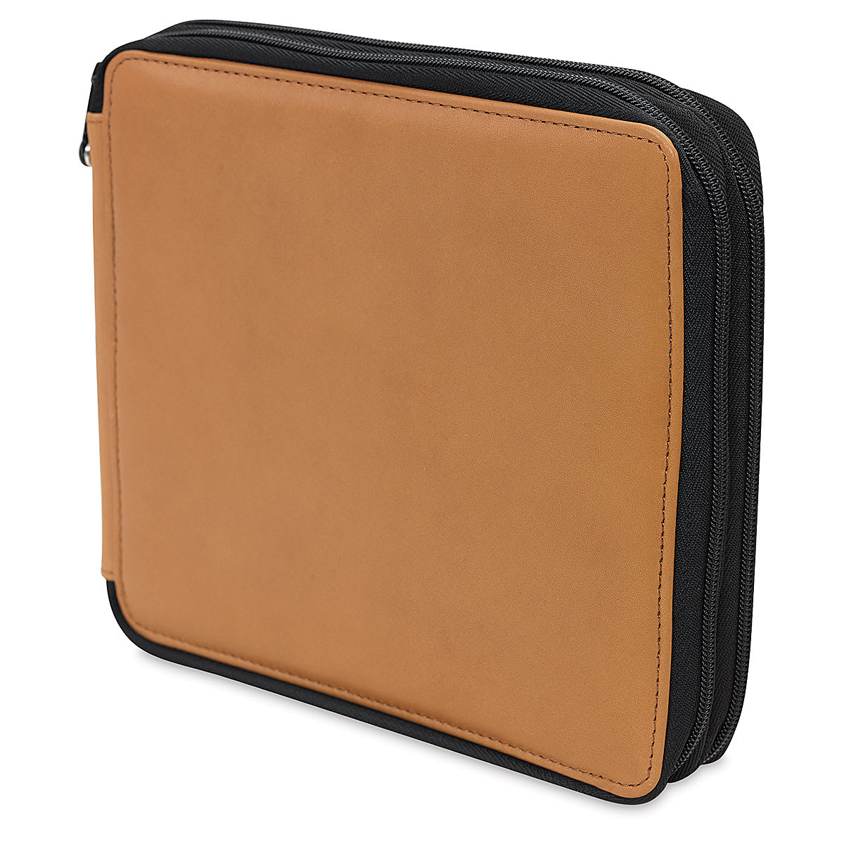 Speedball Classic Leather Pencil Case - Saddle Brown, for 96 Pencils