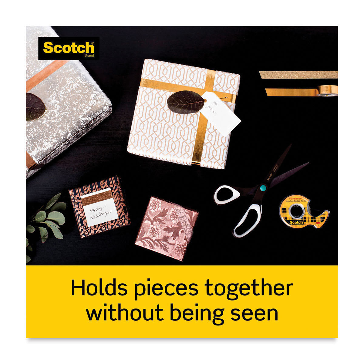 Holds pieces together without being seen