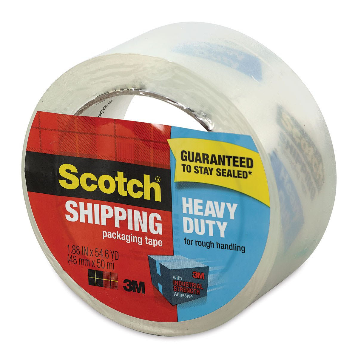 Scotch Super Strength Packaging Tape, Heavy Duty with Rough Handling