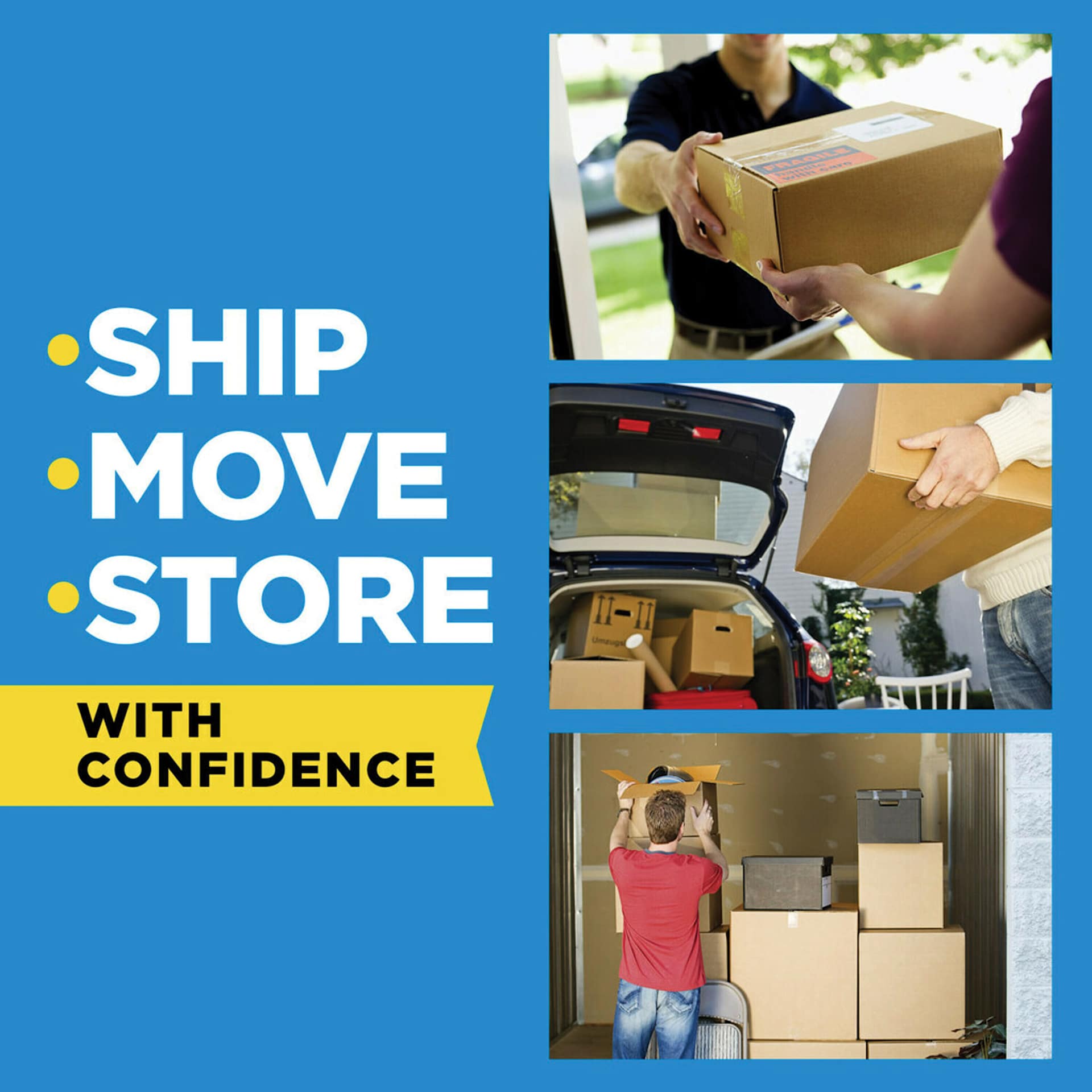 Ship, Move, Store, with confidence