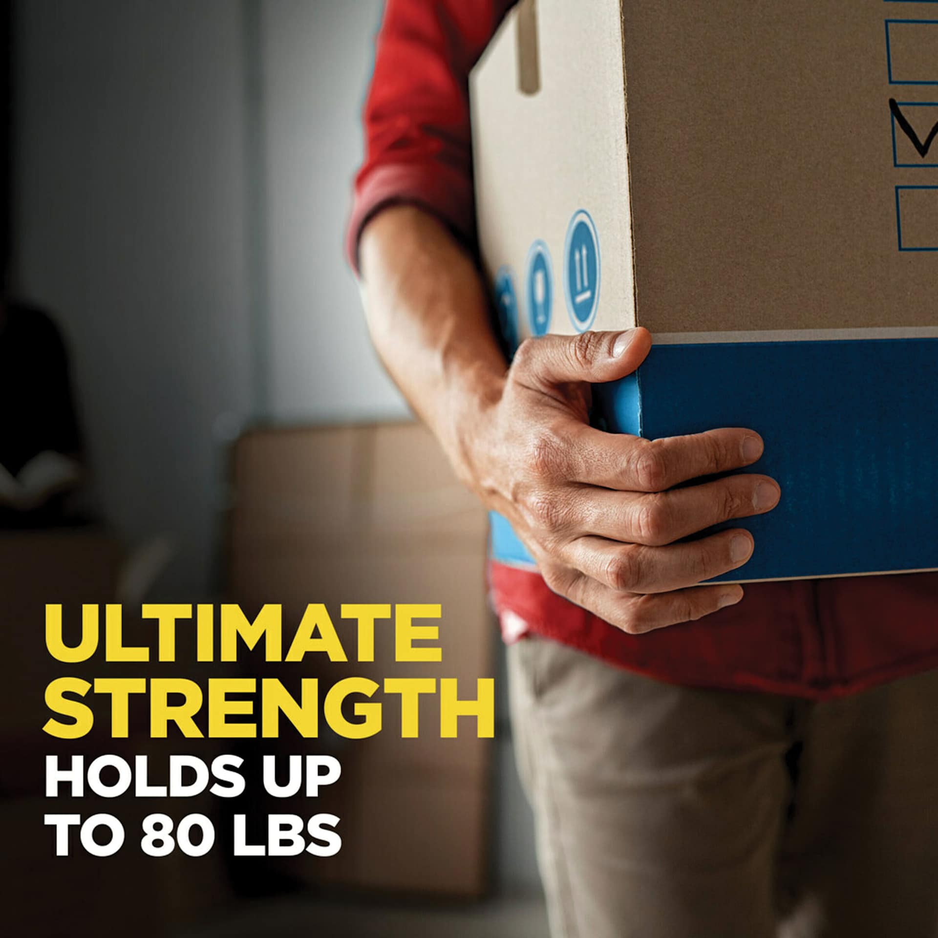 Ultimate strength, holds up to 80 lbs