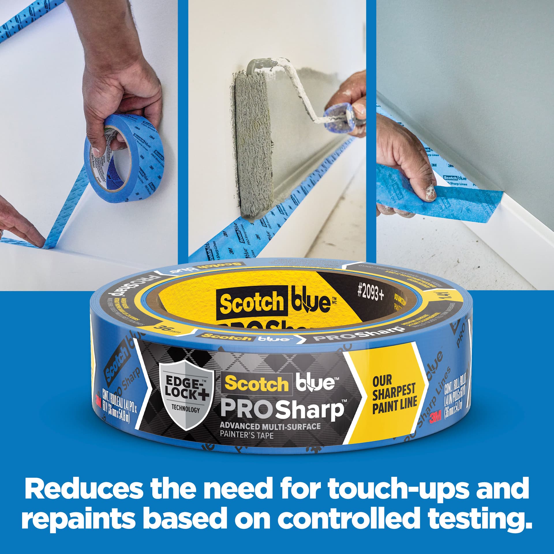 Reduces the need for touch-ups and repaints based on controlled testing.