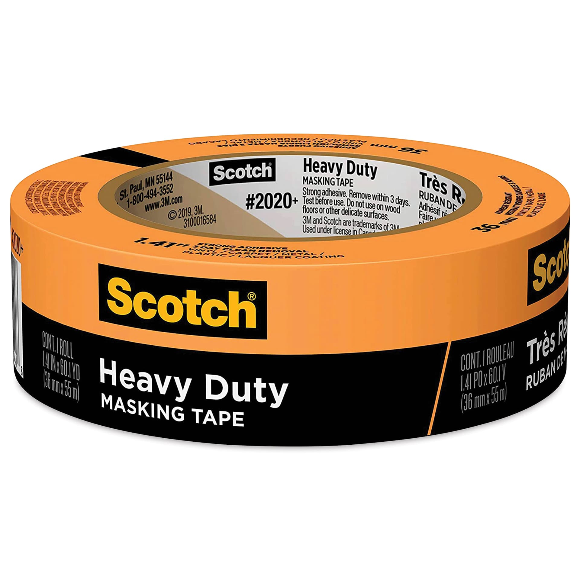 Scotch Heavy Duty Masking Tape, in packaging