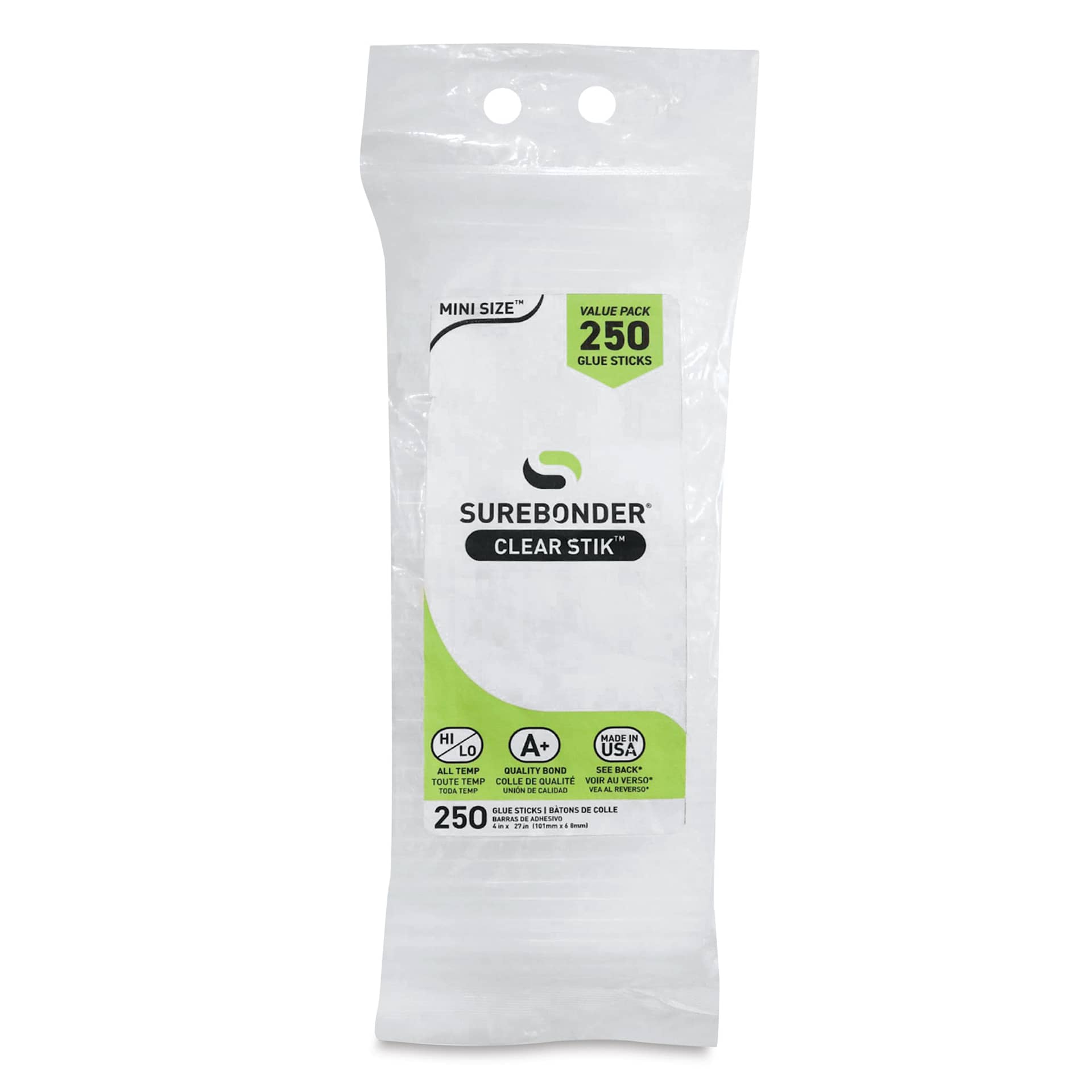 Glue Sticks for Mini-Trigger Guns - 4", Pkg of 250 (In package)