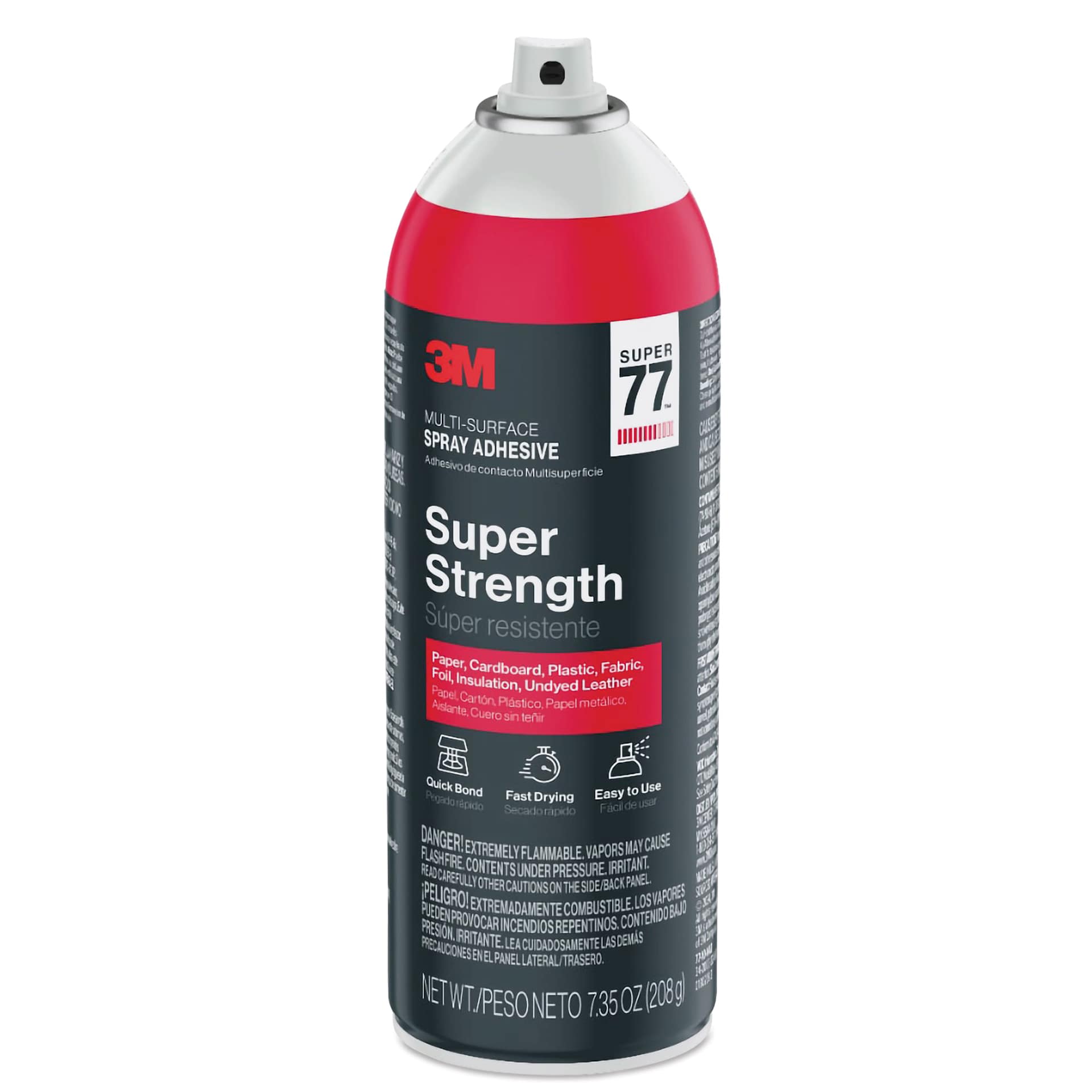 3M Super 77 Multi-Purpose Spray Adhesive - front of can