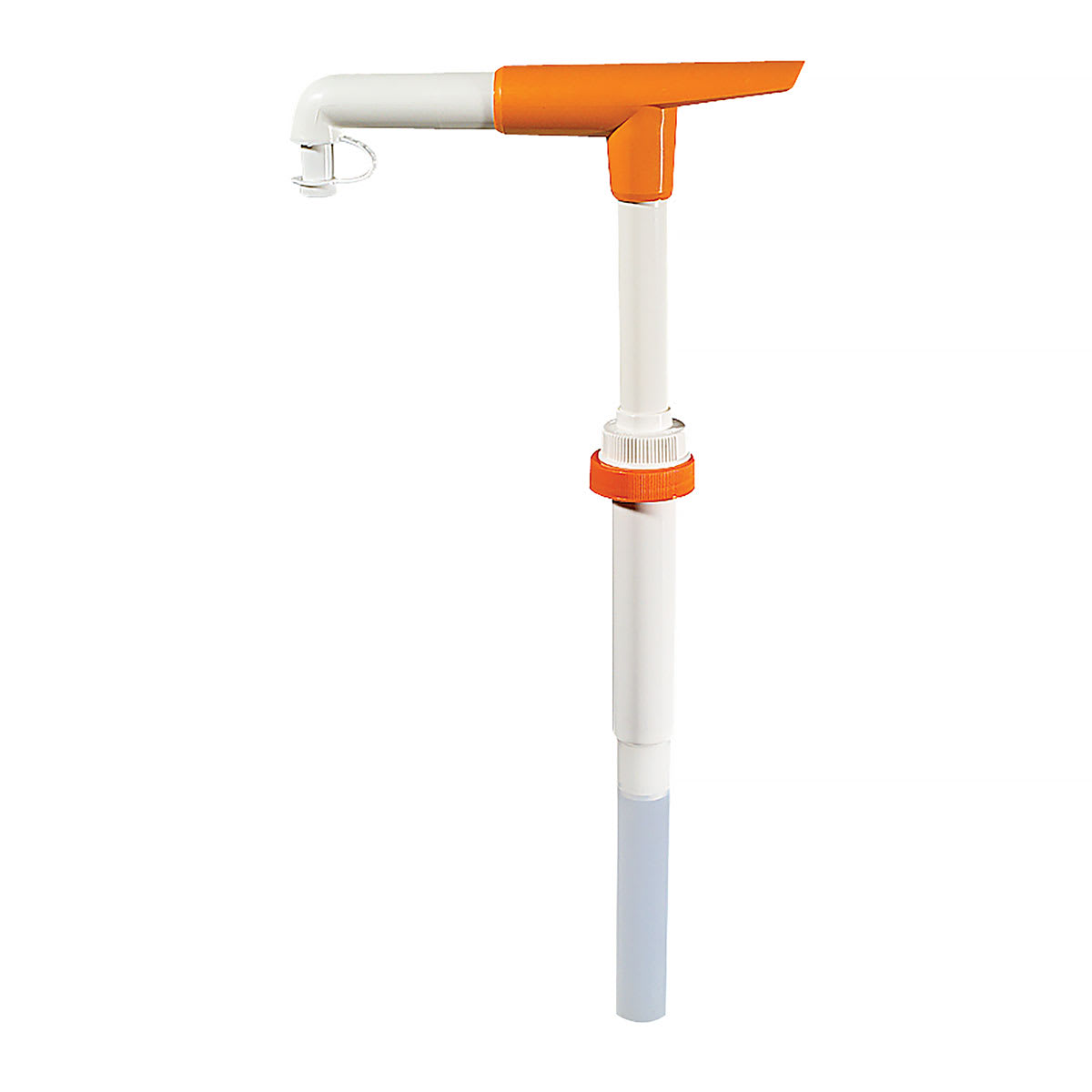 Elmer's Glue Pump - Side view of pump showing end cap