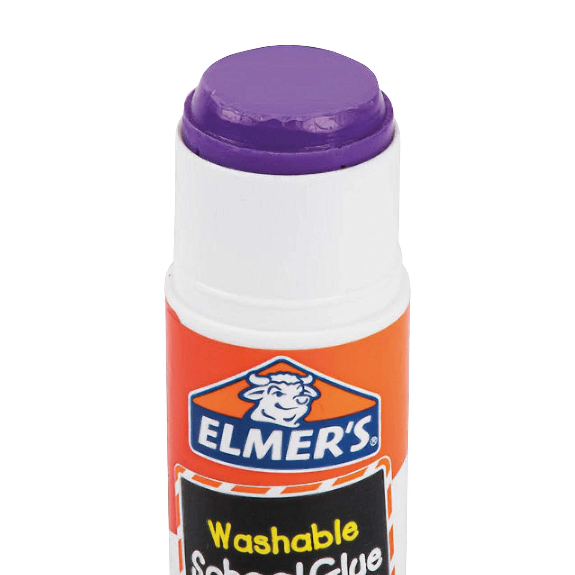Elmer's Washable Disappearing Purple Glue Stick - 0.77 oz, close-up 