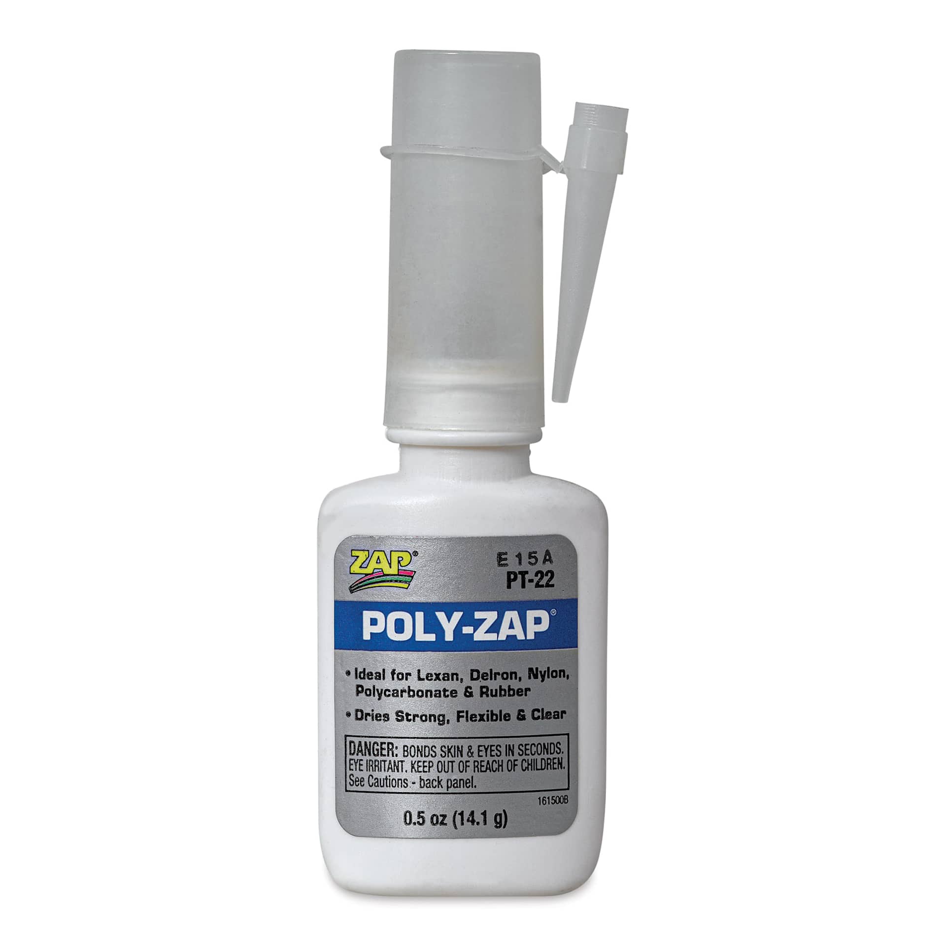 Zap Poly-Zap CA Adhesive - 0.5 oz, front