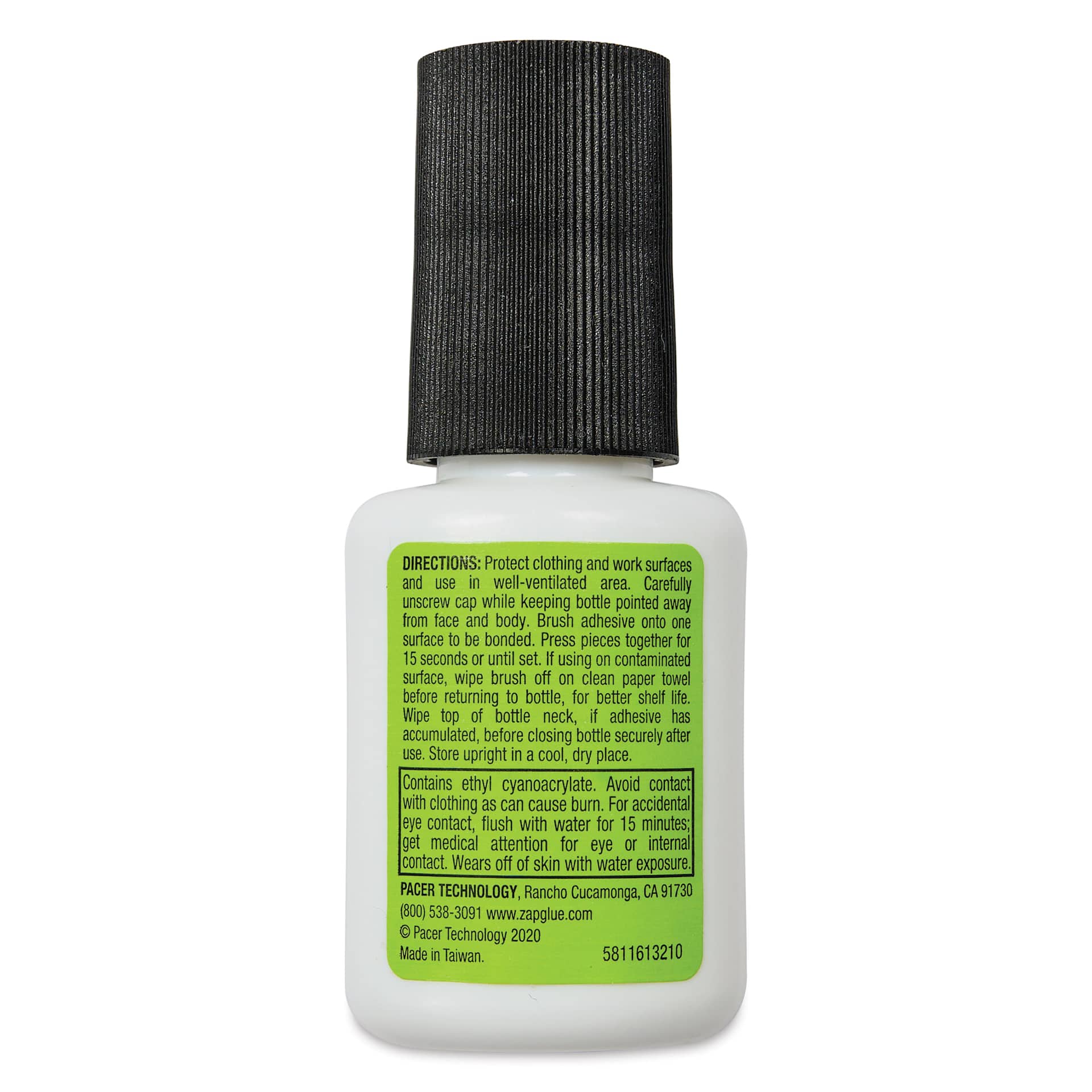 Zap-A-Gap CA+ Adhesive - Brush-On, 0.25 oz - back