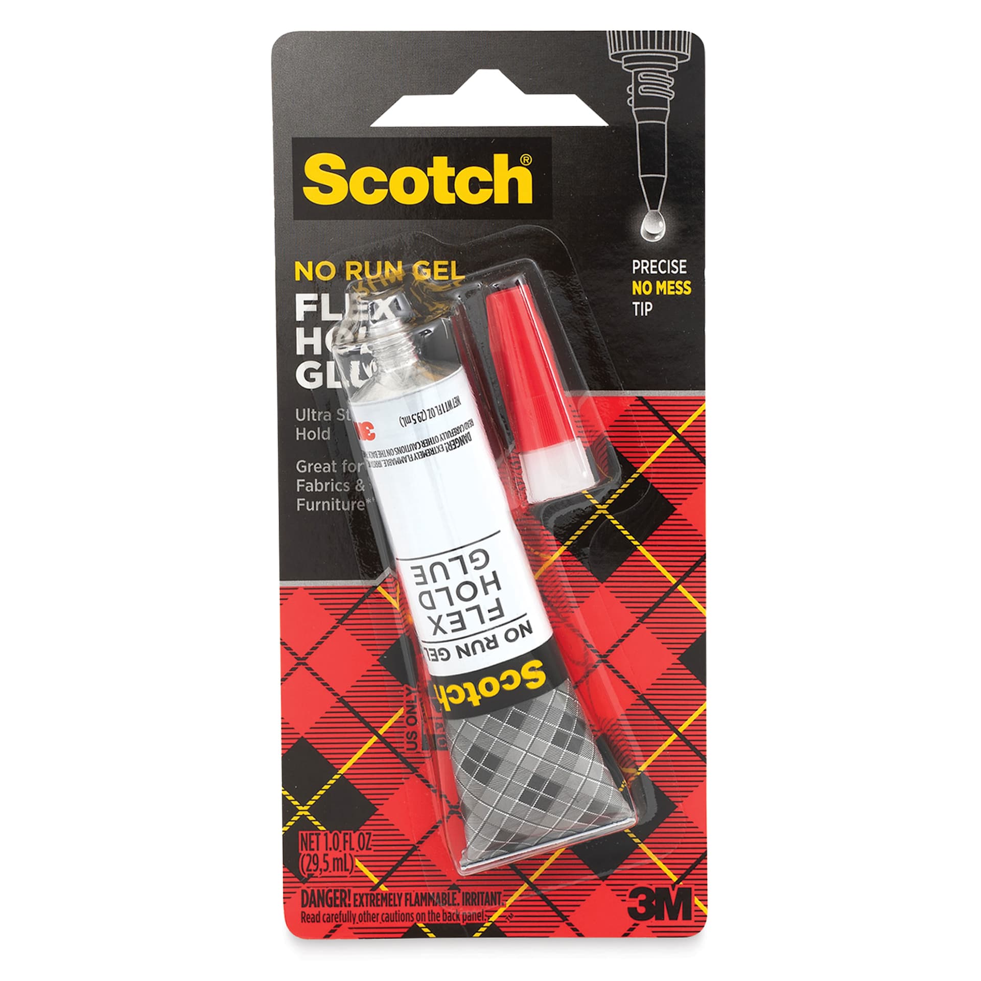 Scotch Ultra Strength Flex Hold Glue - front of packaging