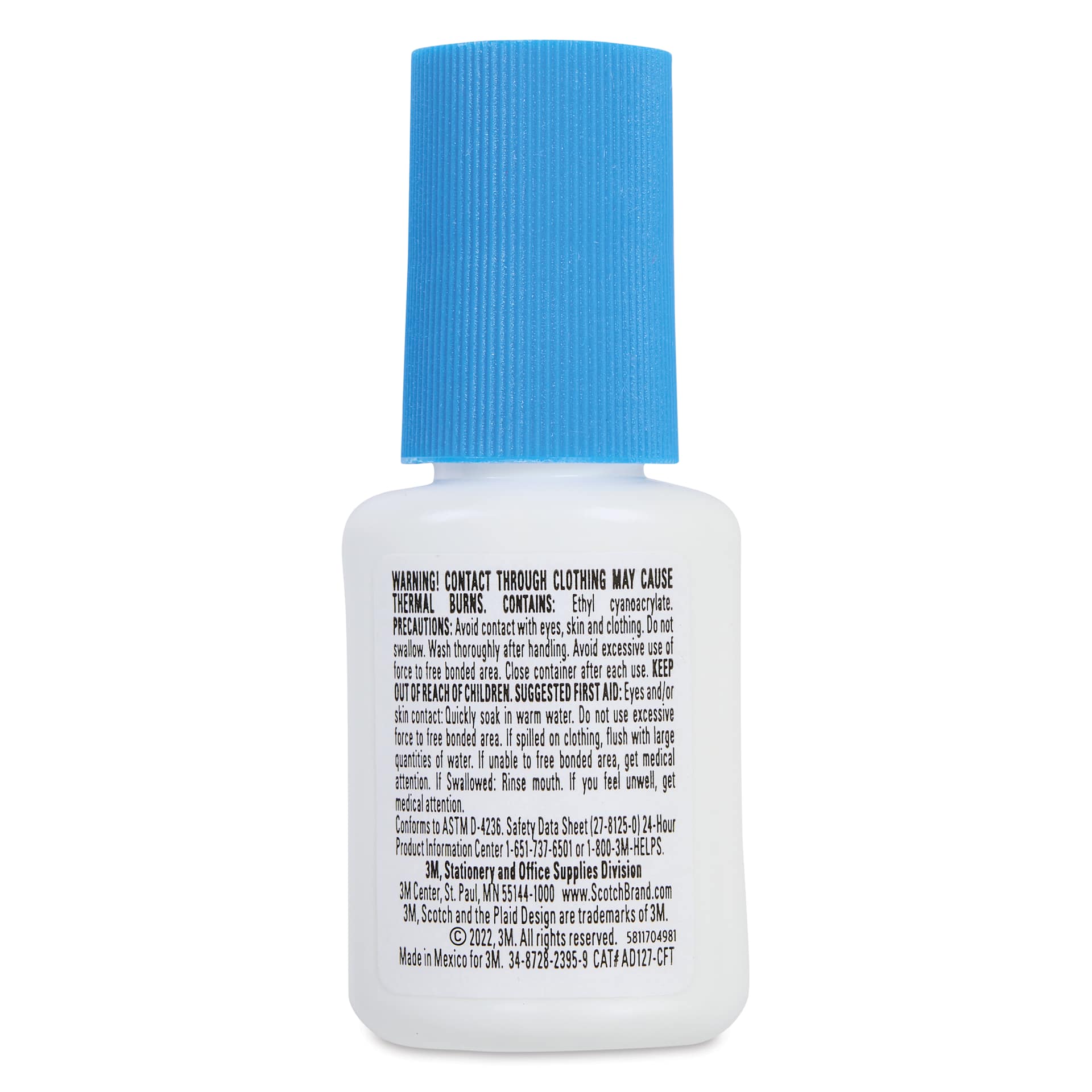 Scotch Super Glue - Brush Tip, 0.17 oz - back
