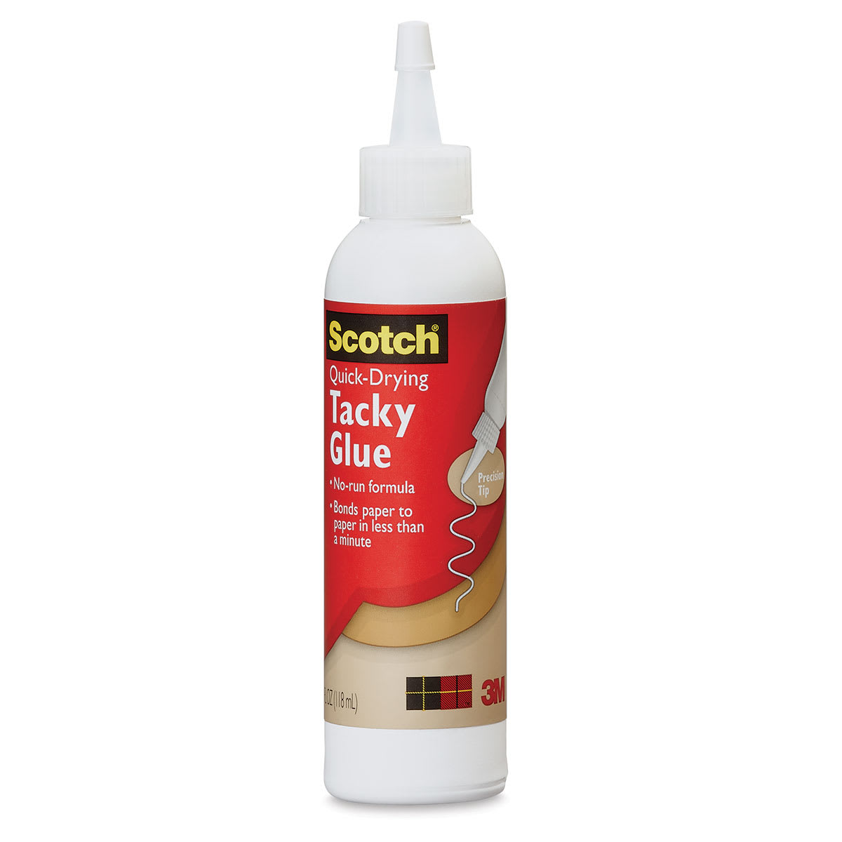 Scotch Quick-Drying Tacky Glue - Front view of bottle
