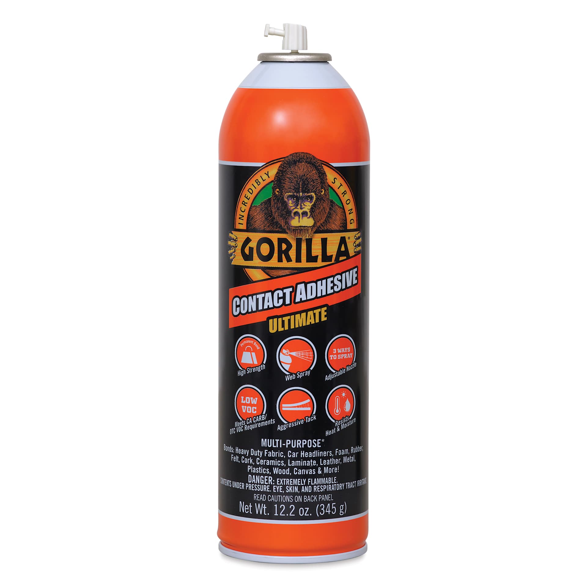 Gorilla Contact Adhesive Ultimate - 12.2 oz - front, with cap removed