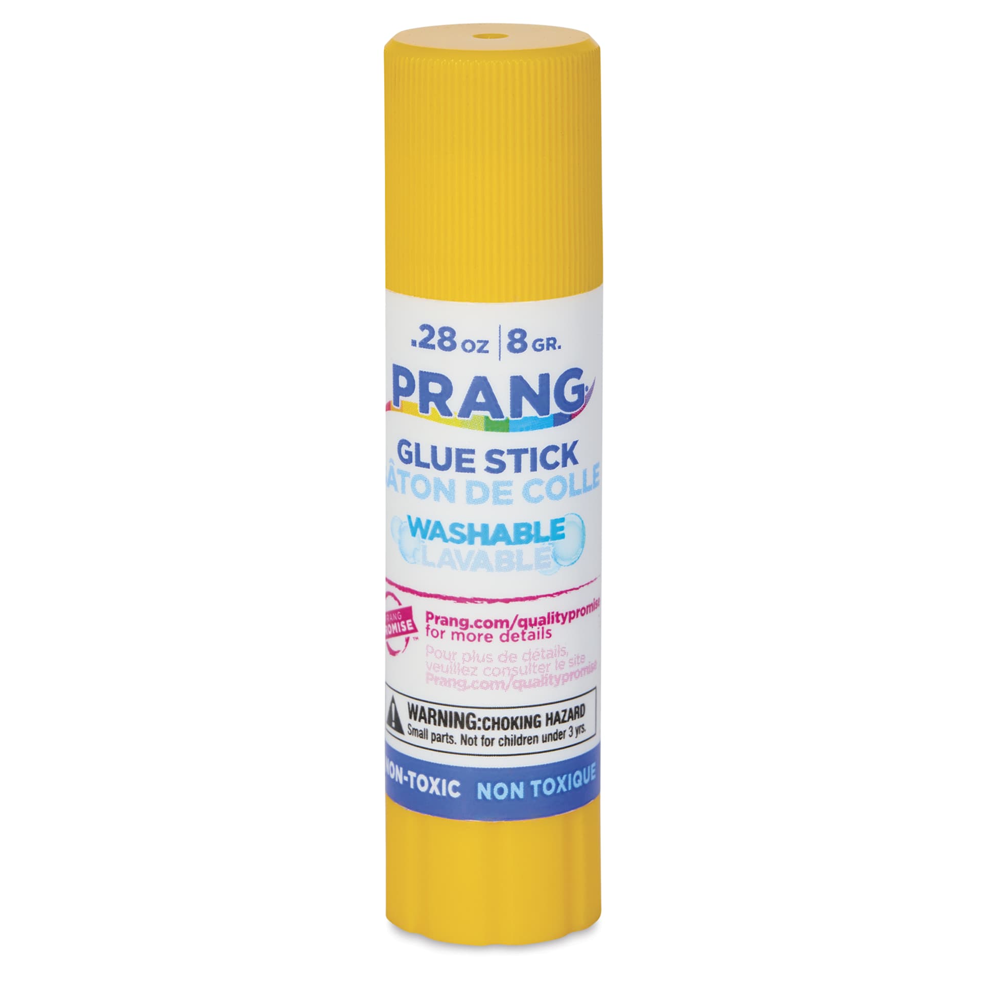 Prang Glue Stick - Clear, 0.28 oz - front