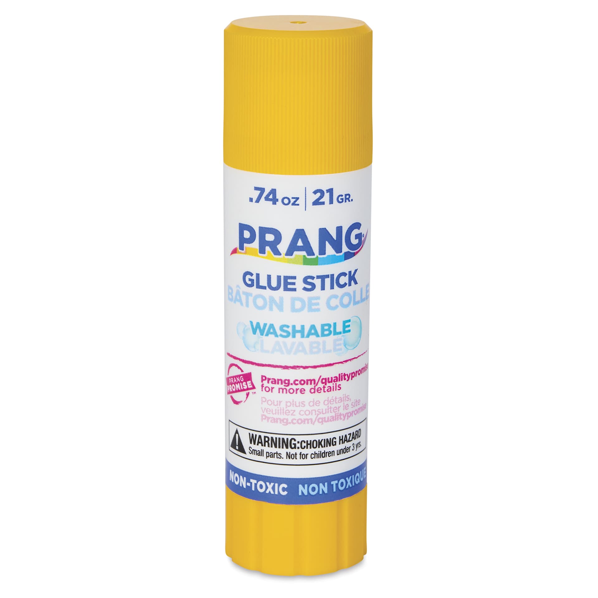 Prang Glue Stick - Clear, 0.74 oz - front