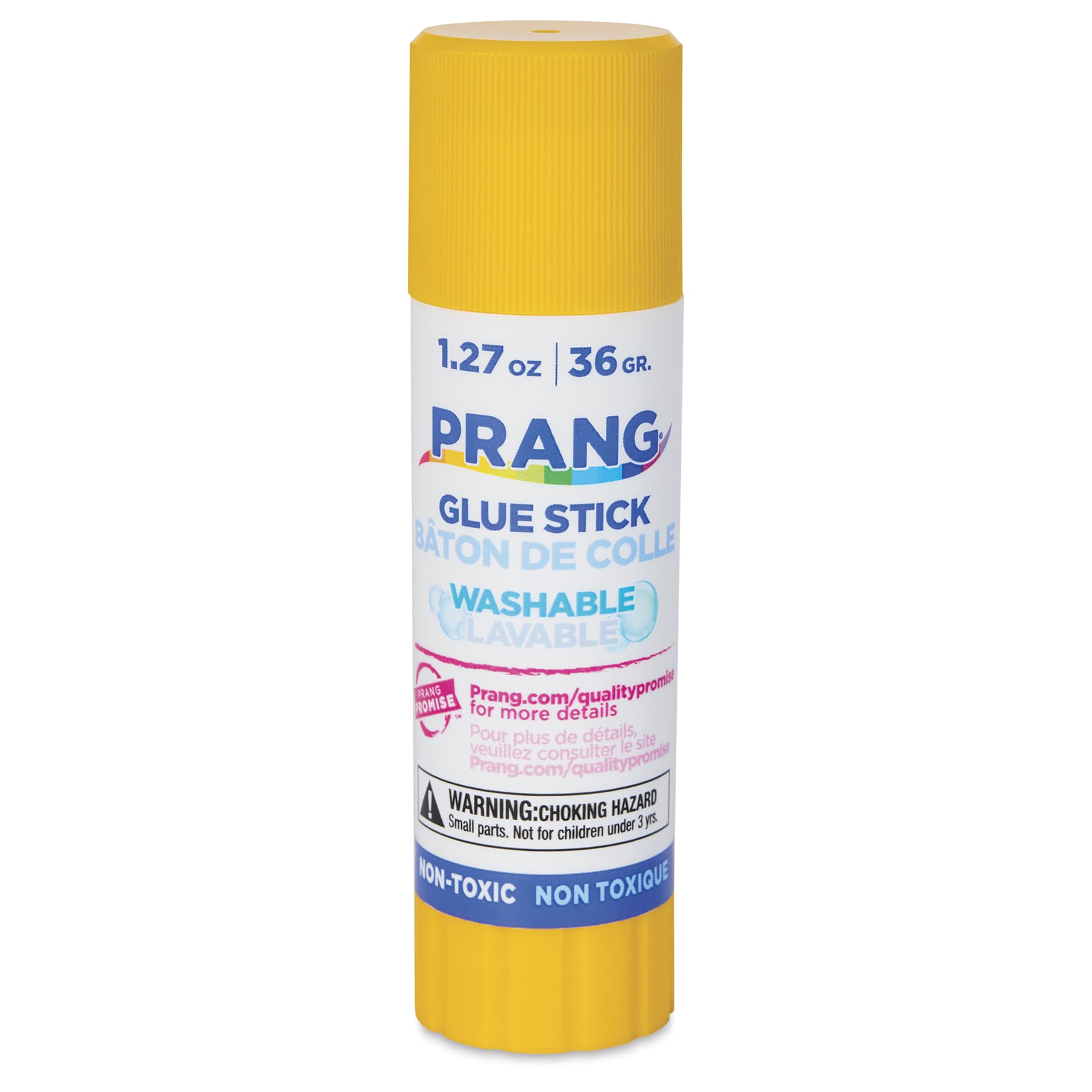 Prang Glue Stick - Clear, 1.27 oz - front