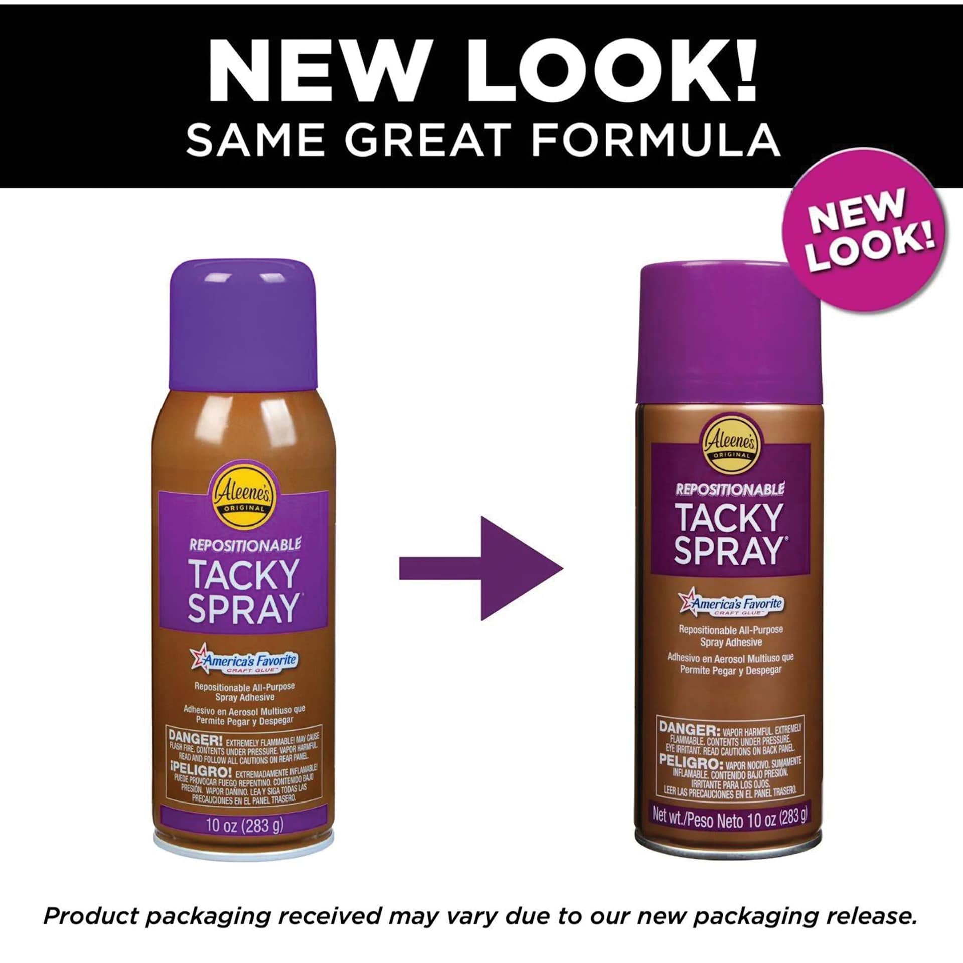 New Look! Same great formula.