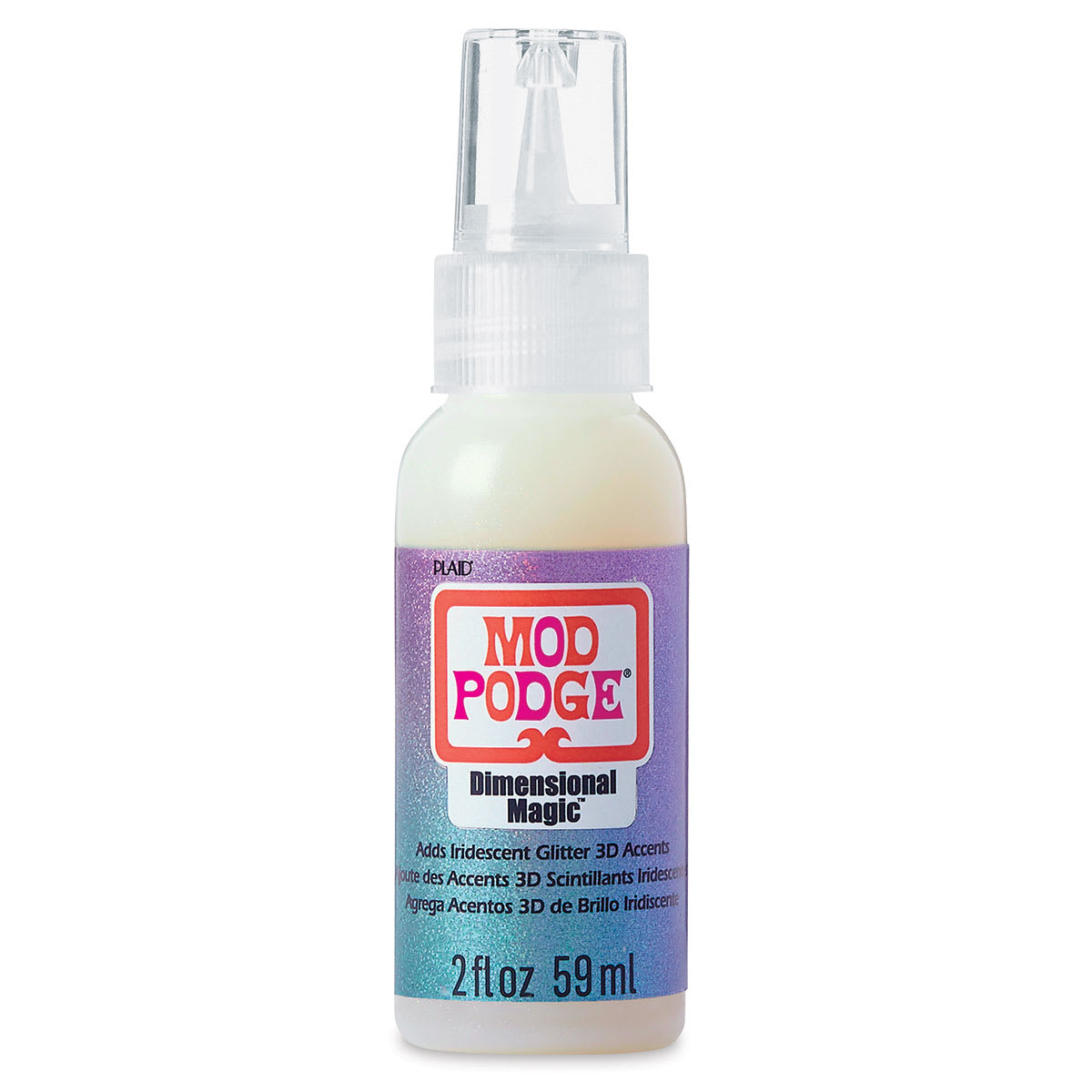Mod Podge Dimensional Magic - 2 oz Iridescent Glitter bottle