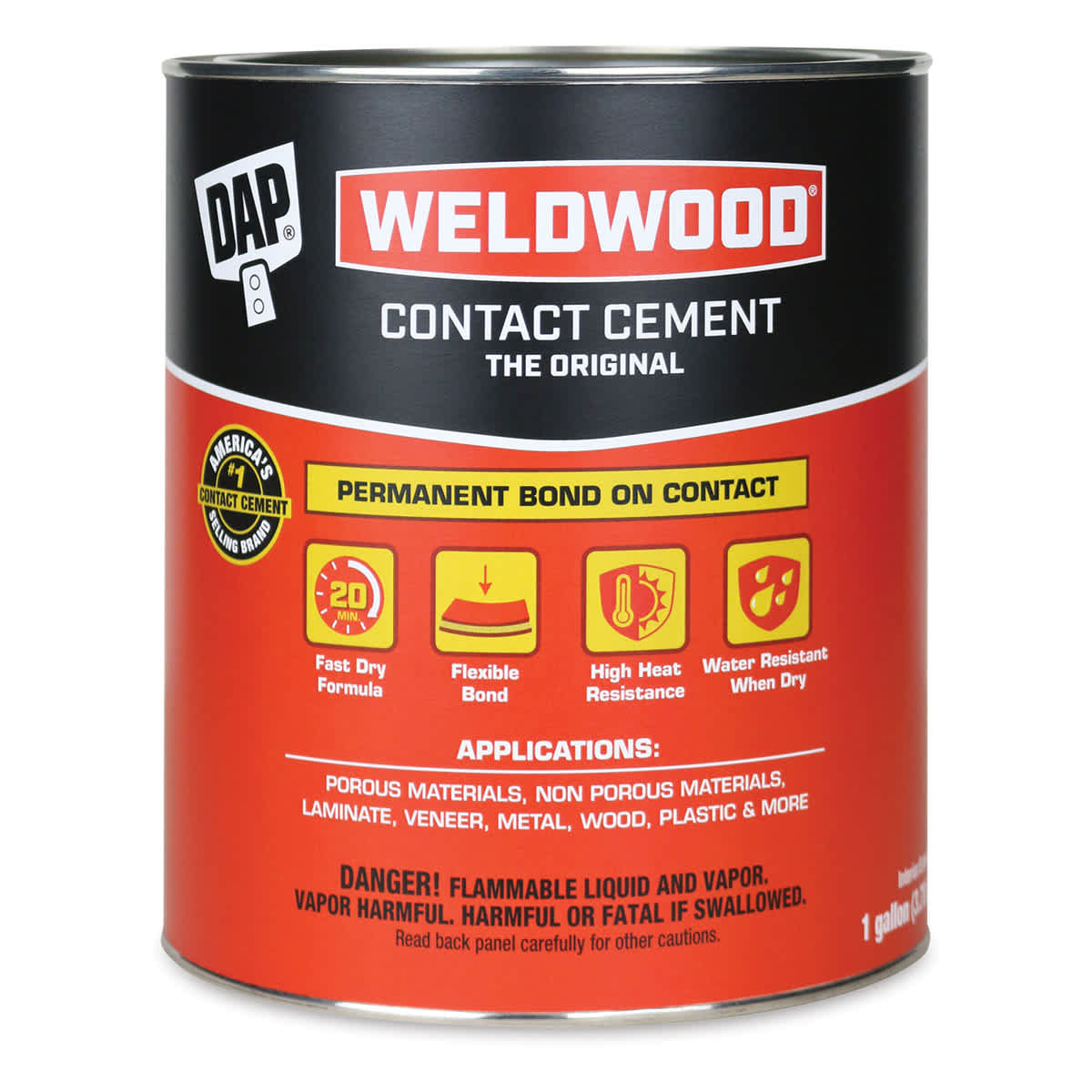 Weldwood Original Contact Cement - Front of 128 oz. Can