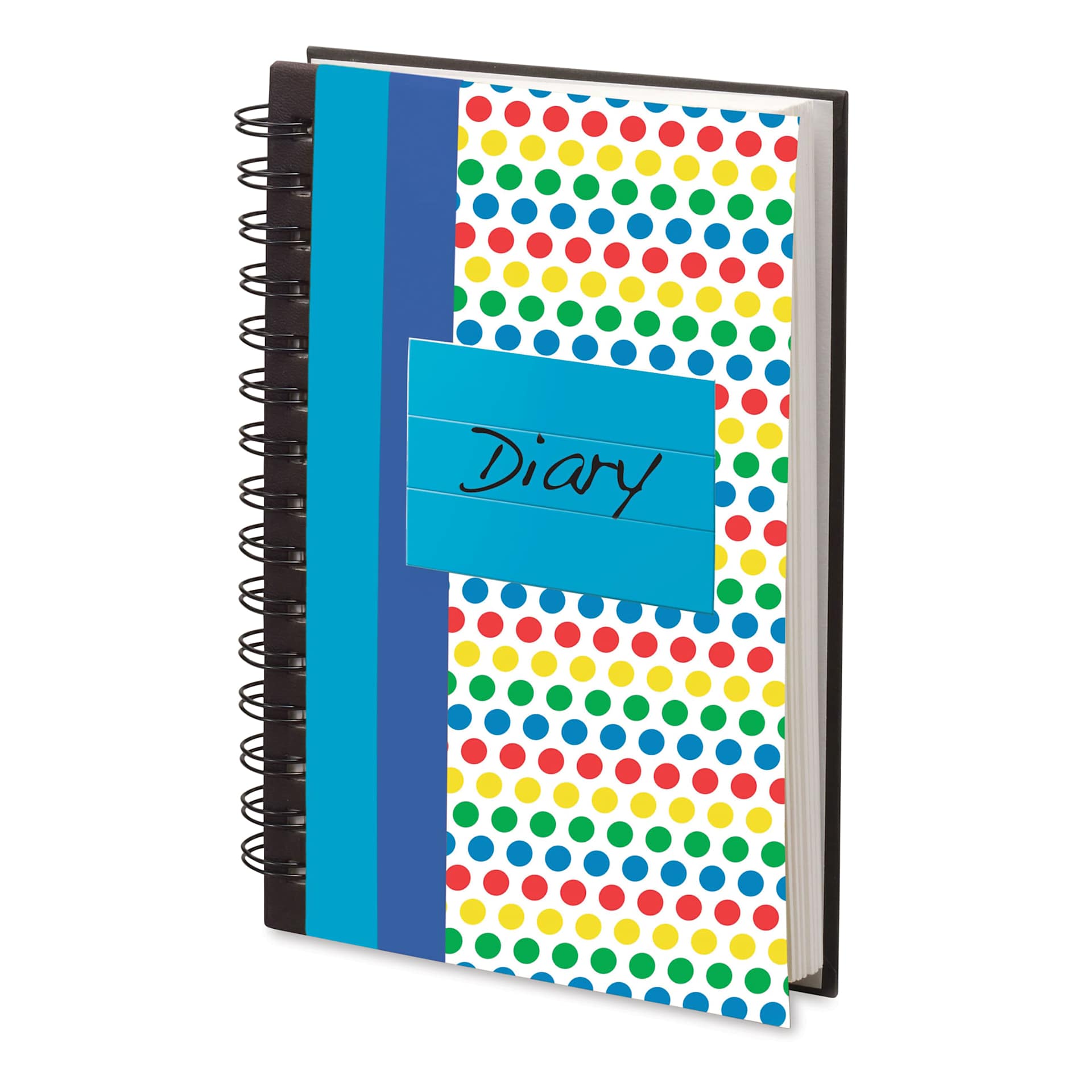 Scotch Washi Tape - decorating the front of a diary