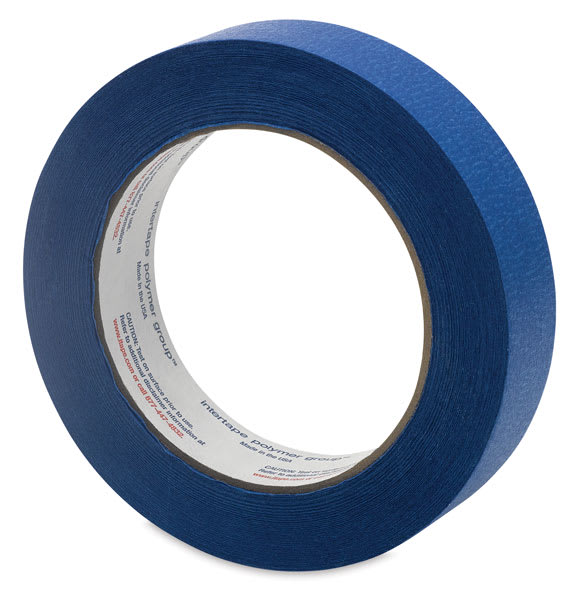 Intertape Painter's Masking Tape - 1" width tape shown at angle
