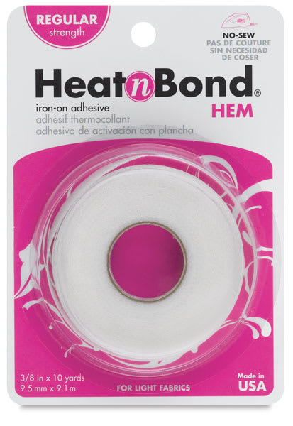 HeatnBond Hem Iron-On Adhesive Tape front of packaging