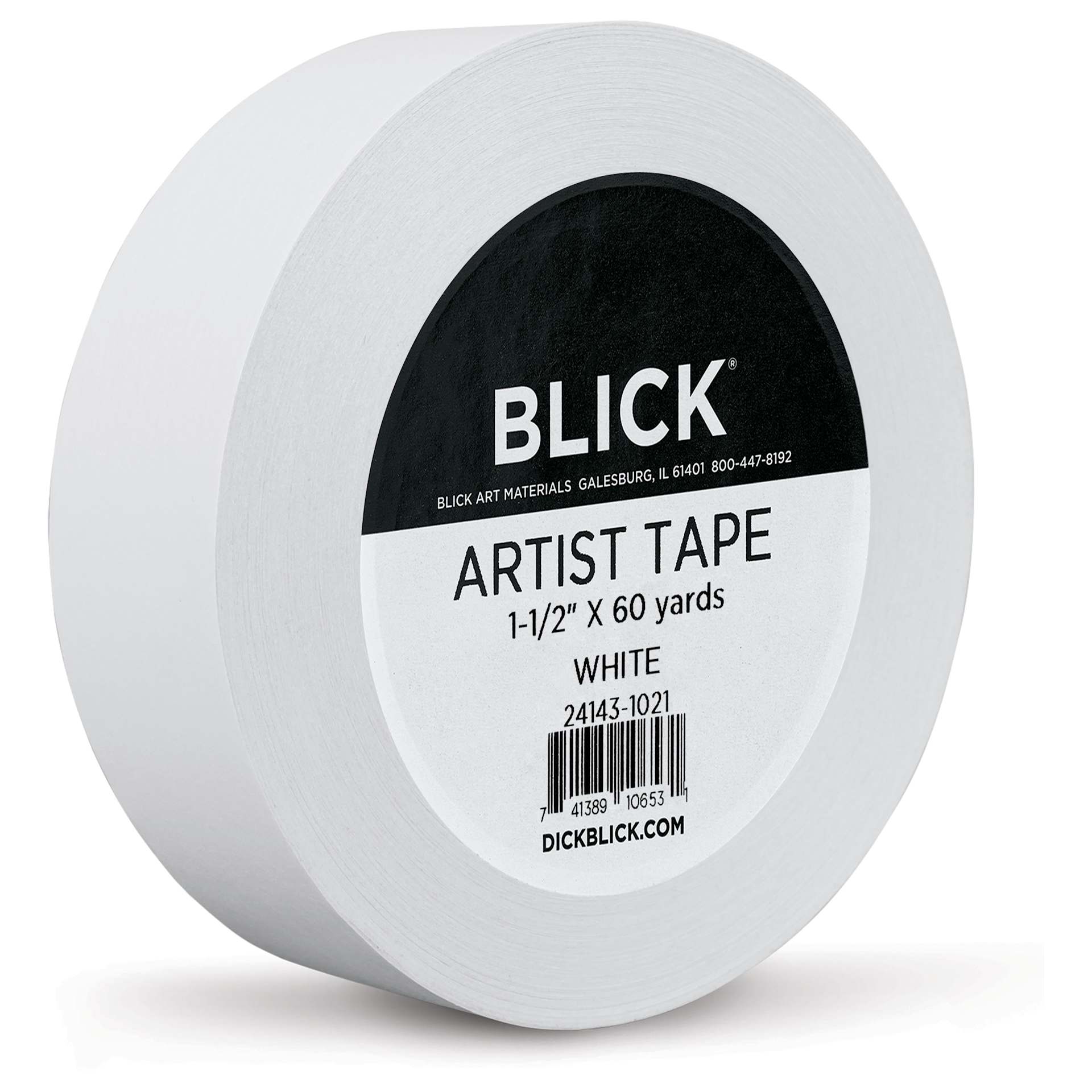 Blick Artist Tape - White, 1-1/2" x 60 yds side view