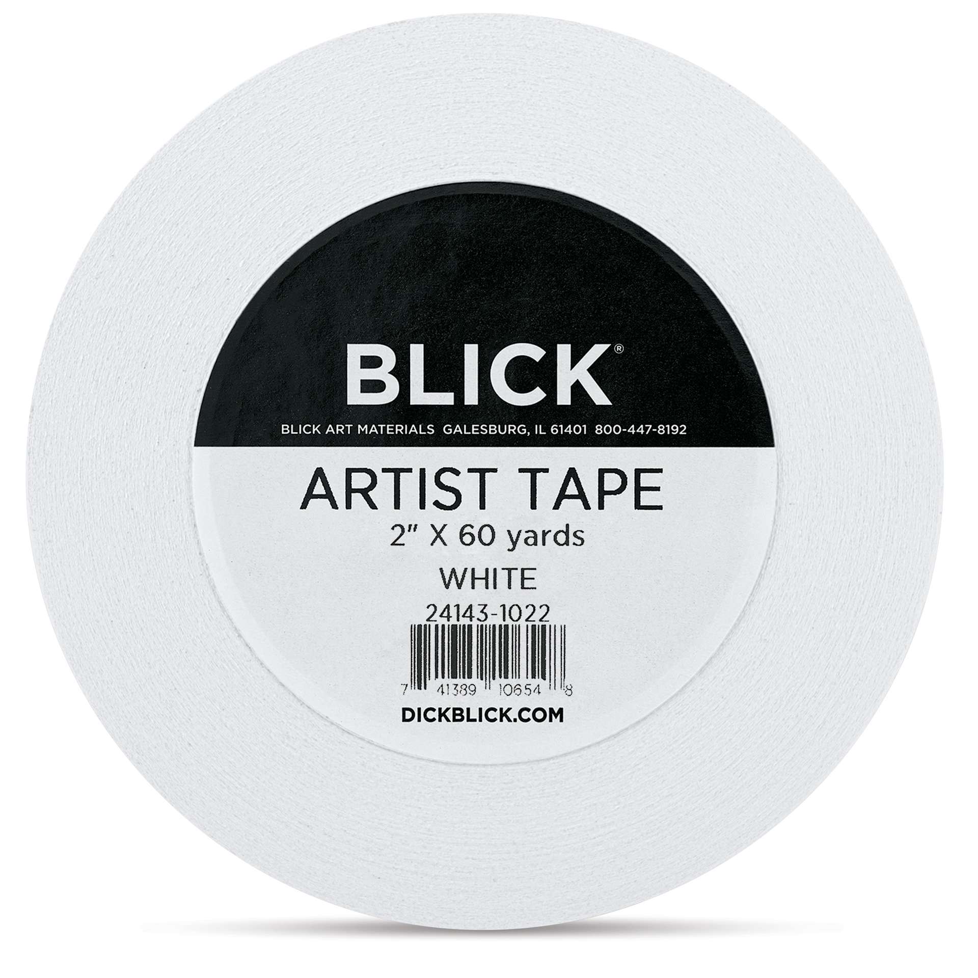Blick Artist Tape - White, 2" x 60 yds, front