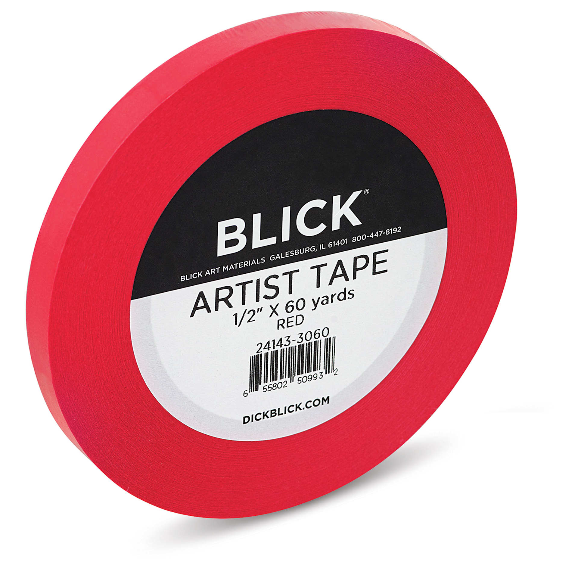 Blick Artist Tape - Red, 1/2" x 60 yds