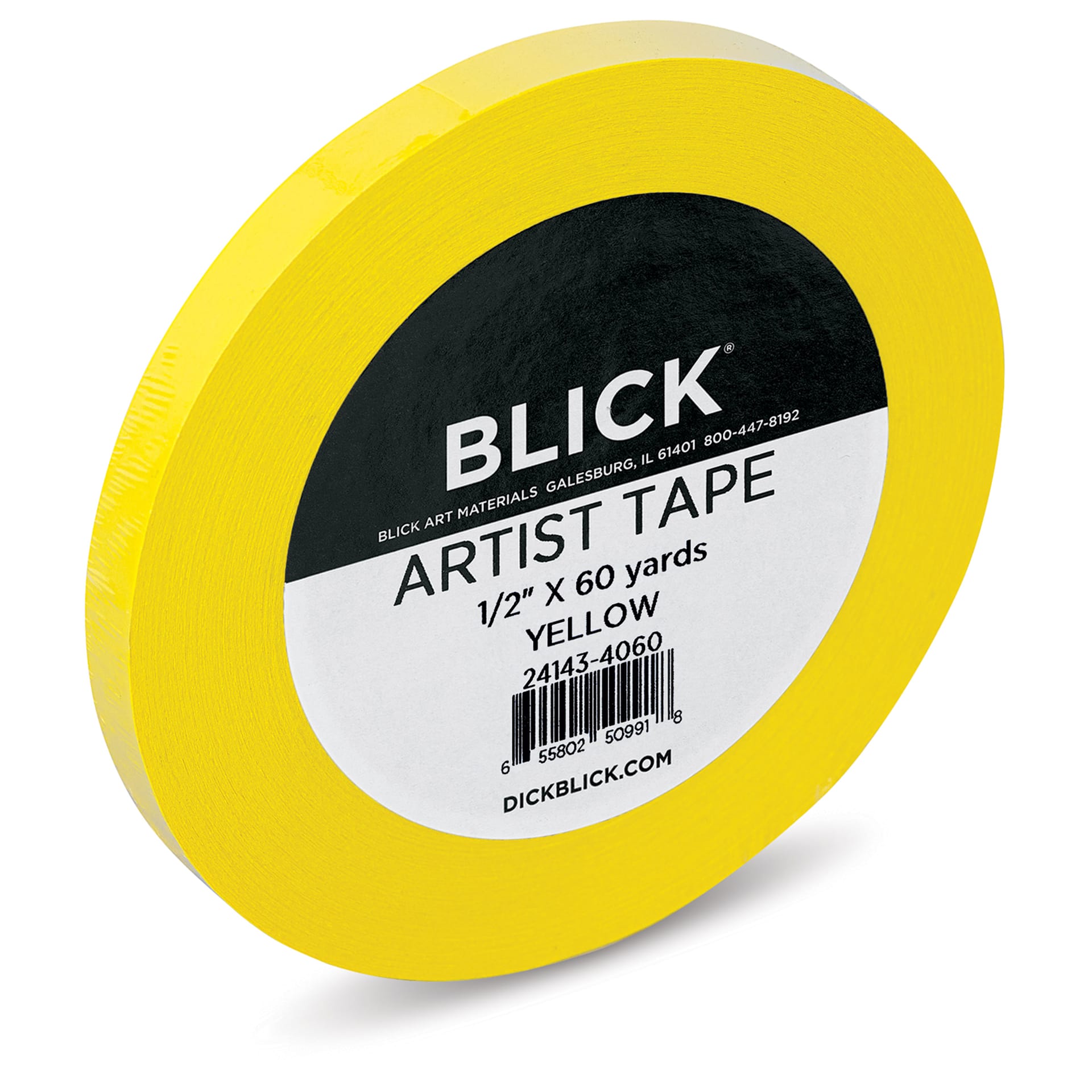 Blick Artist Tape - Yellow, 1/2" x 60 yds