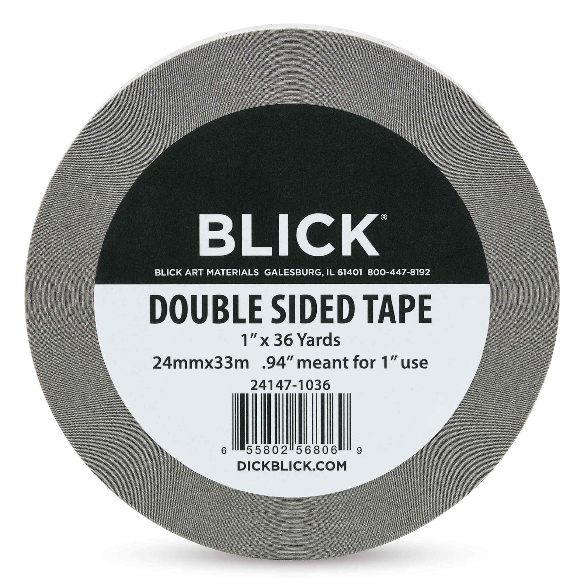 Blick Double-Sided Tape - 1" x 36 yds (Front of packaging)