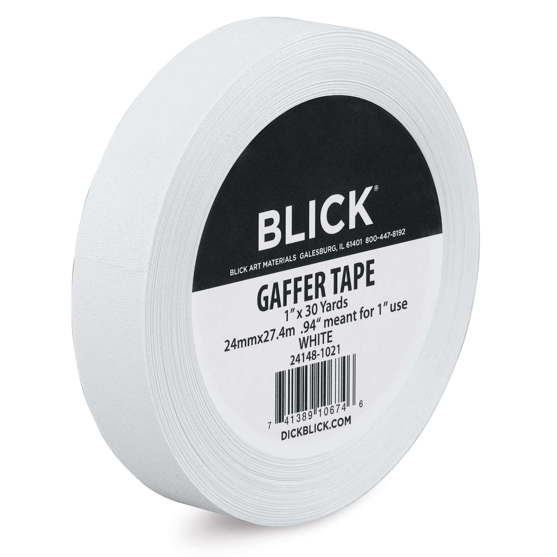 Blick Gaffers Tape - 1" x 30 yds, White