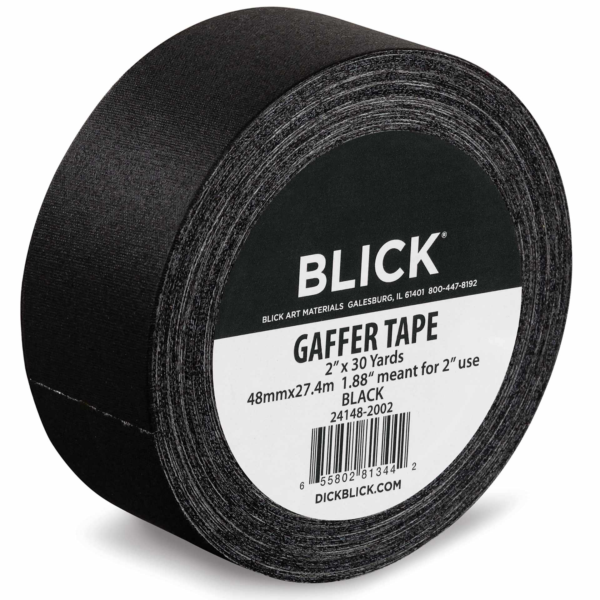Blick Gaffers Tape - 2" x 30 yds, Black
