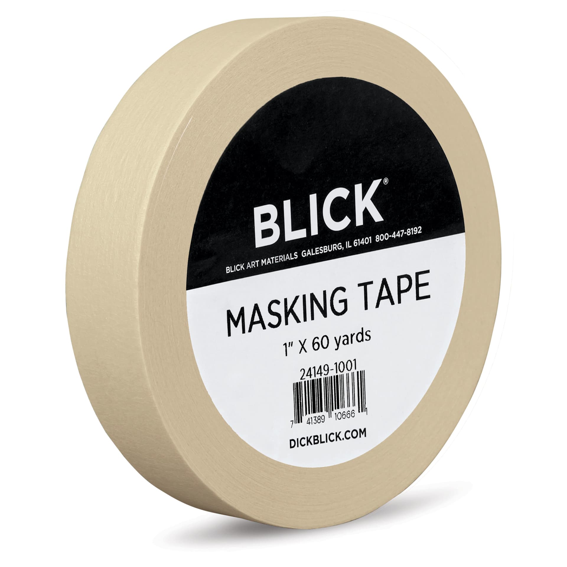 Blick General Purpose Masking Tape - Natural, 1" x 60 yds - angled