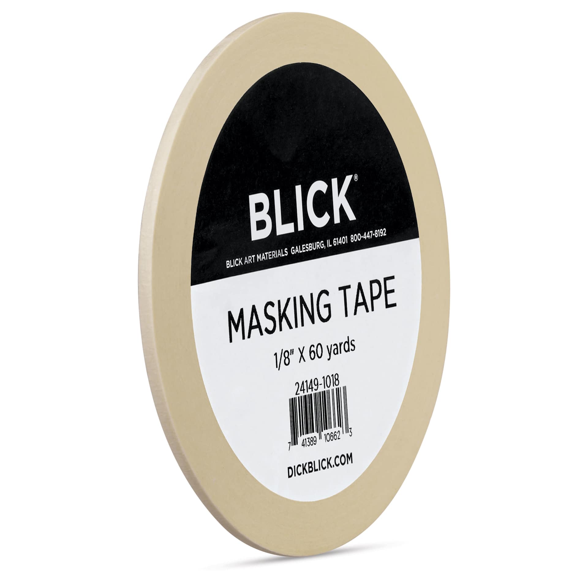 Blick General Purpose Masking Tape - Natural, 1/8" x 60 yds - angled