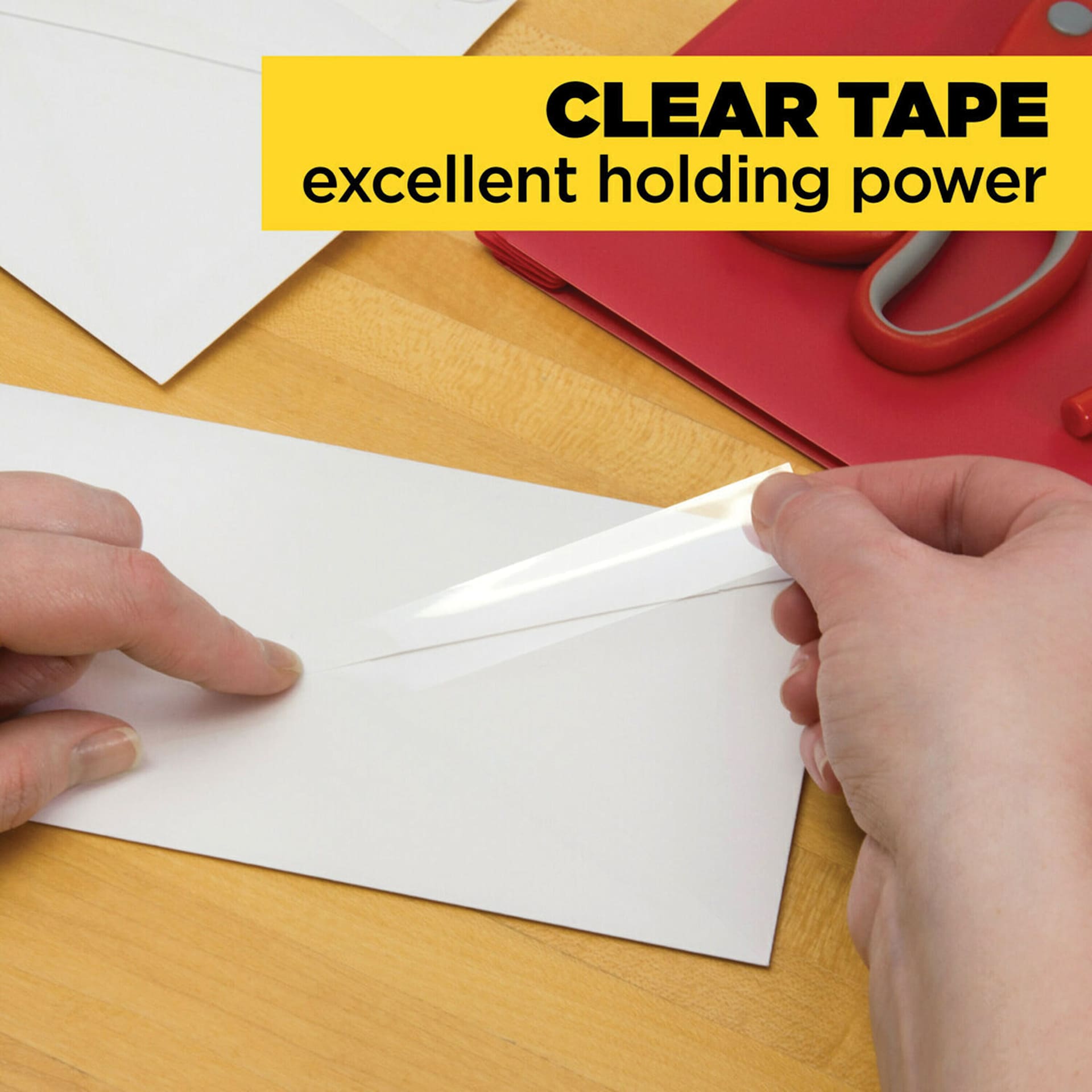 Clear Tape, excellent holding power