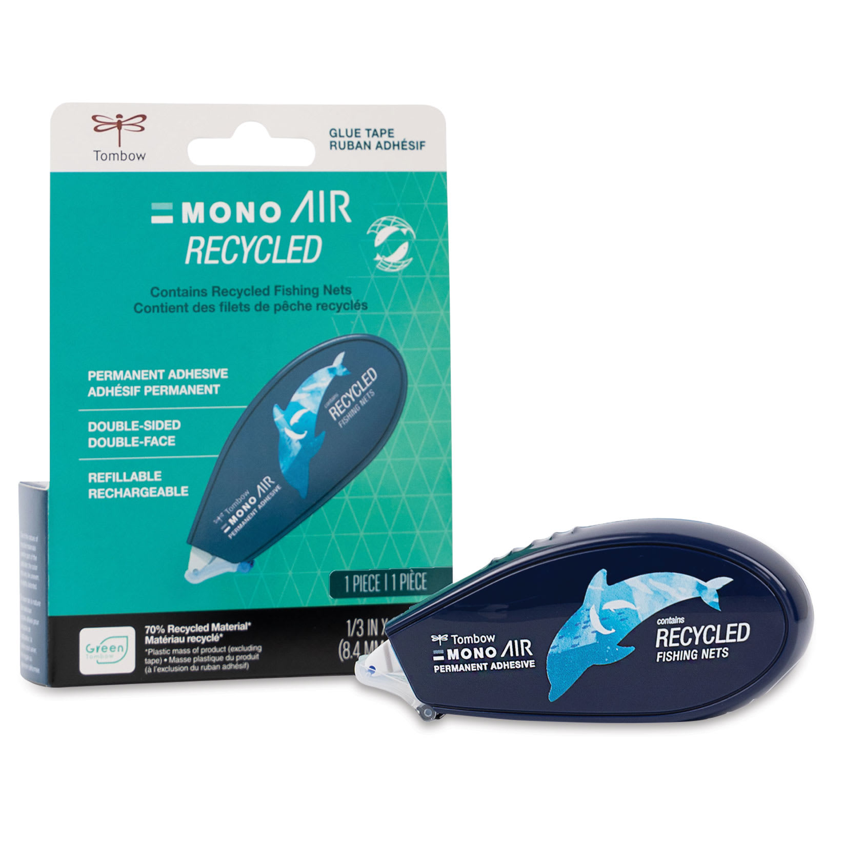 Tombow Mono Air Recycled Adhesive Applicator with packaging