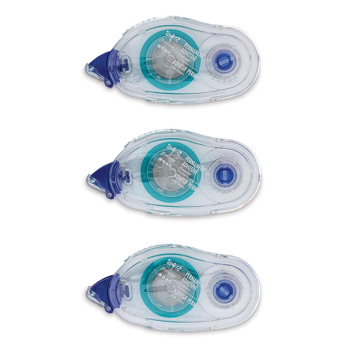 Tombow Mono Adhesive - Permanent Refill, Pkg of 3
