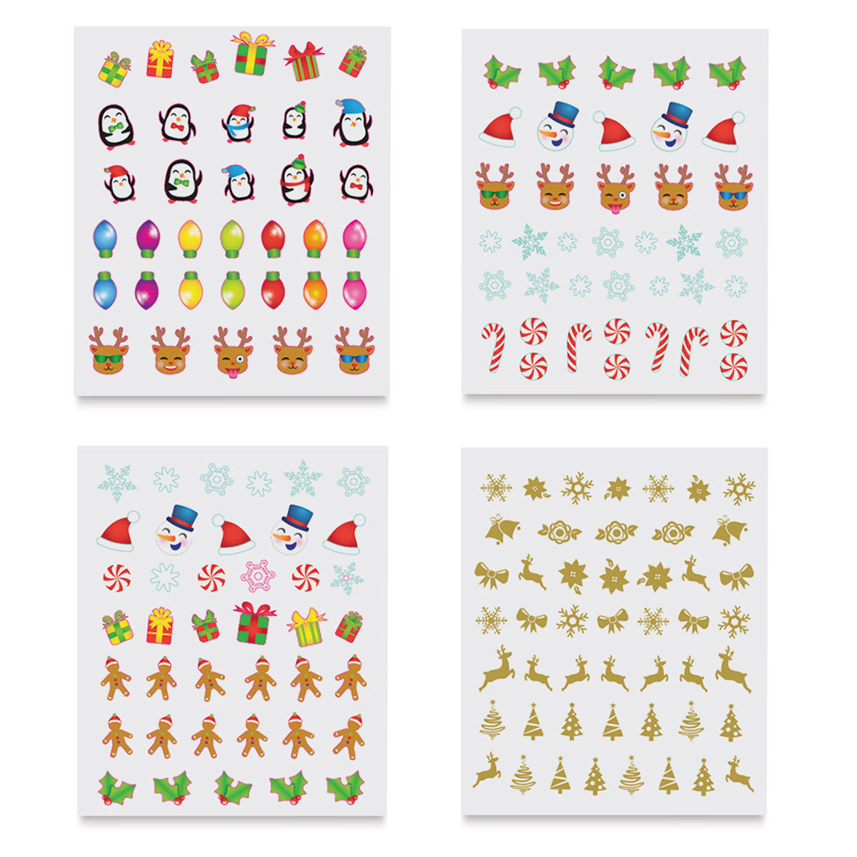Holiday Nail Art Mini Kit - Stickers included in Kit