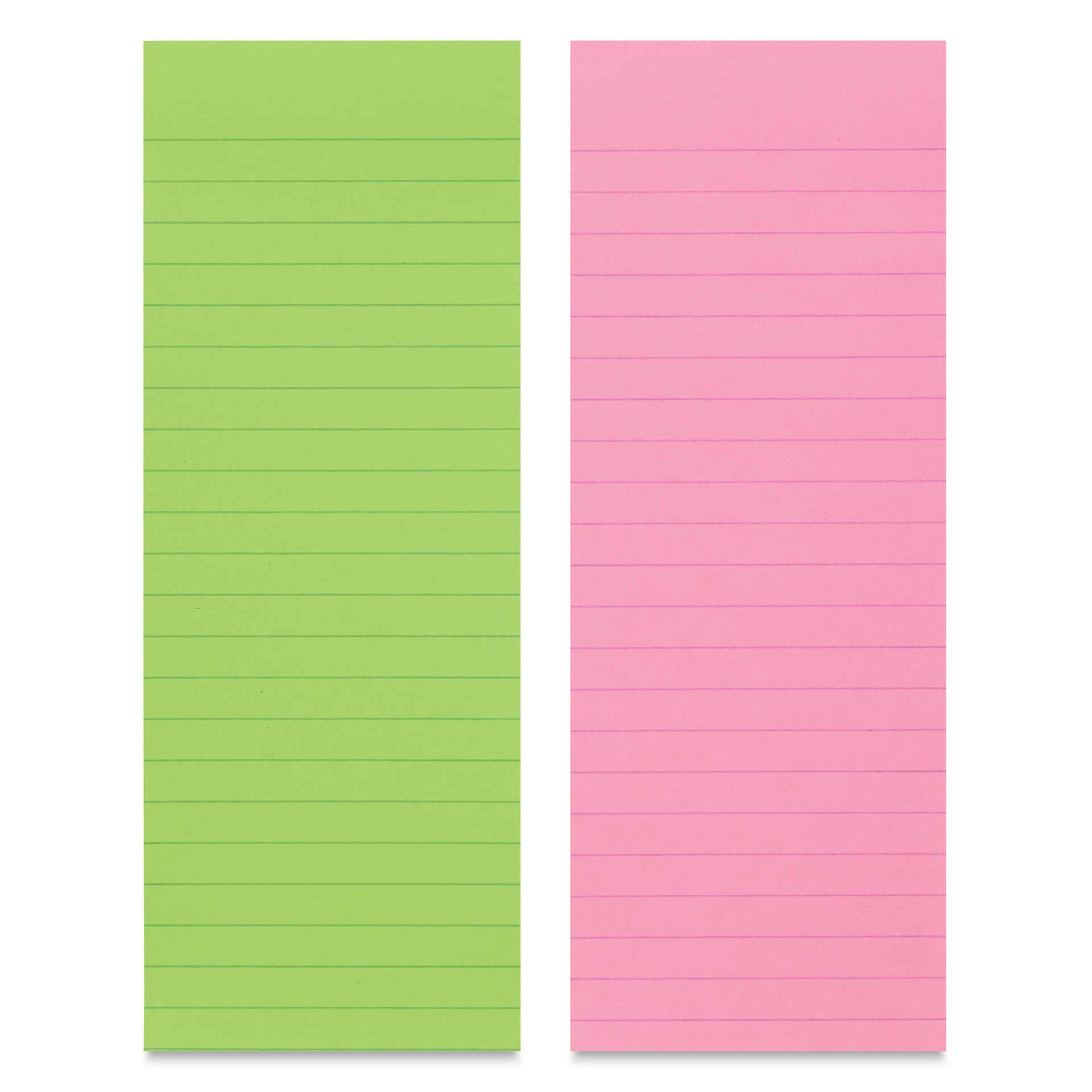 Post-it Super Sticky Notes - 3" x 8", Energy Boost Collection, Lined, Pkg of 2 (out of packaging)