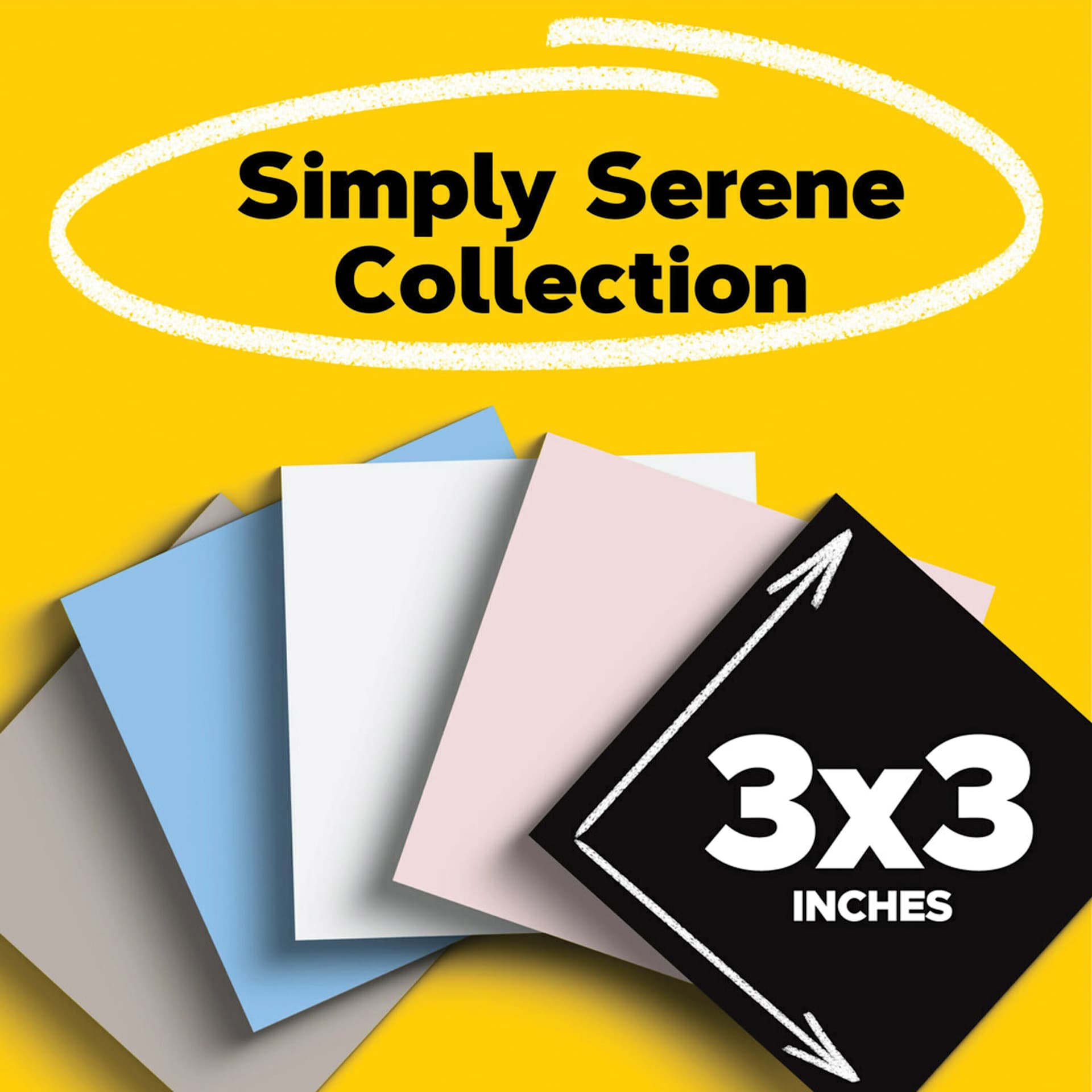 Simply Serene Collection, 3" x 3"