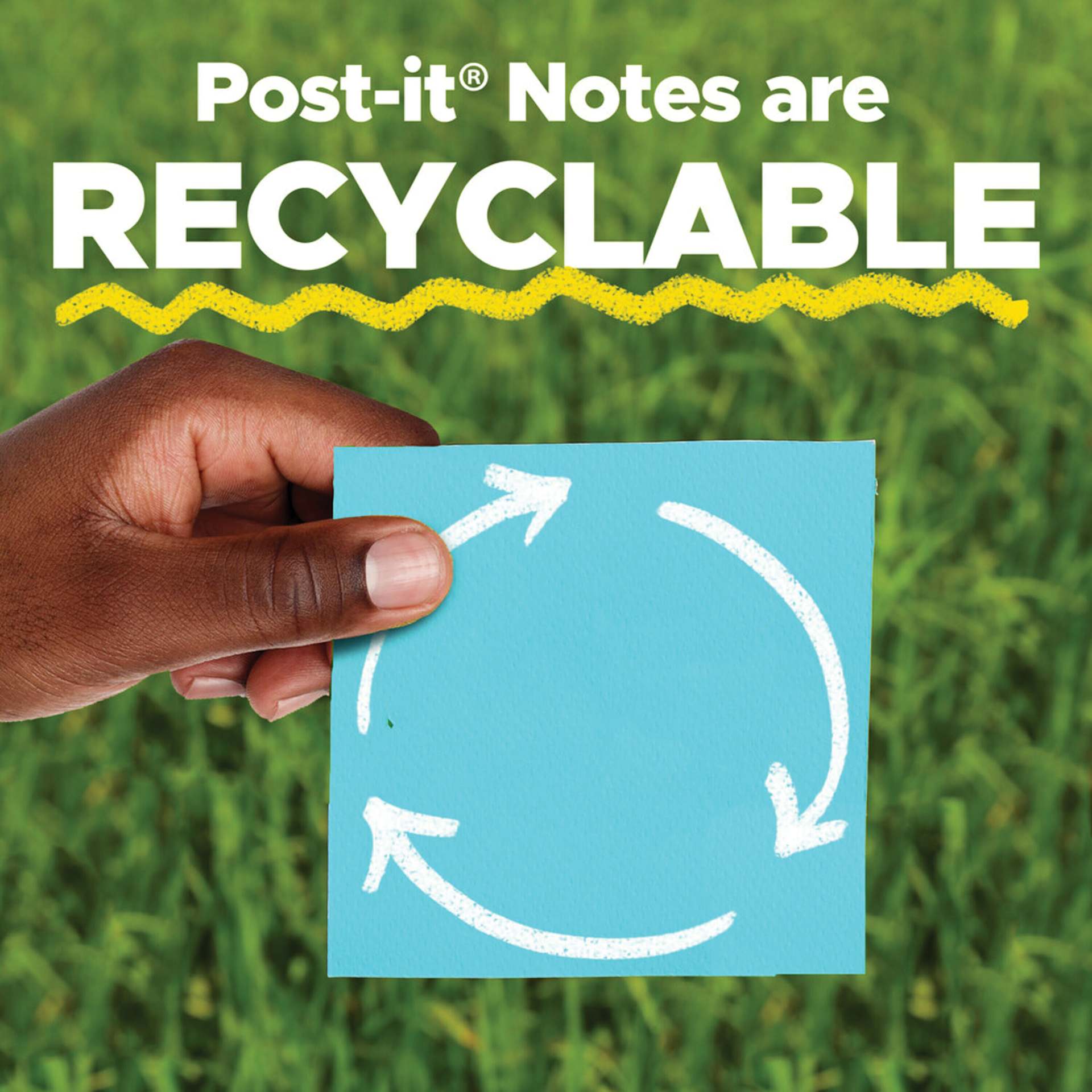 Post-it Notes are Recyclable