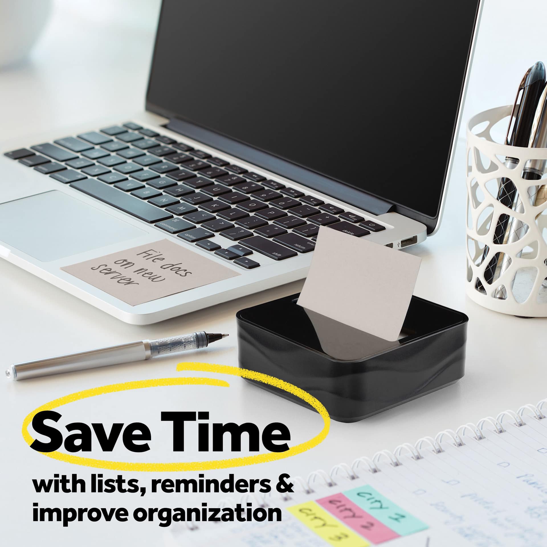 Save time with lists, reminders and improve organization