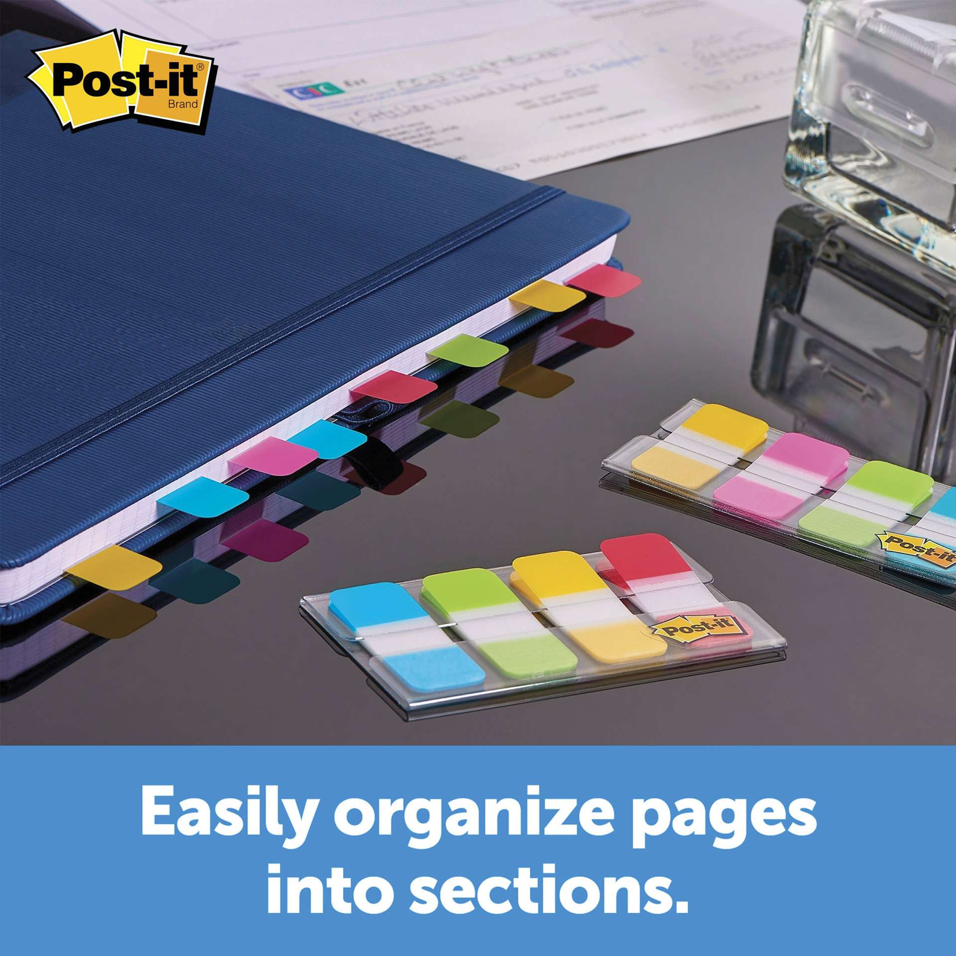 Easily organize pages into sections.