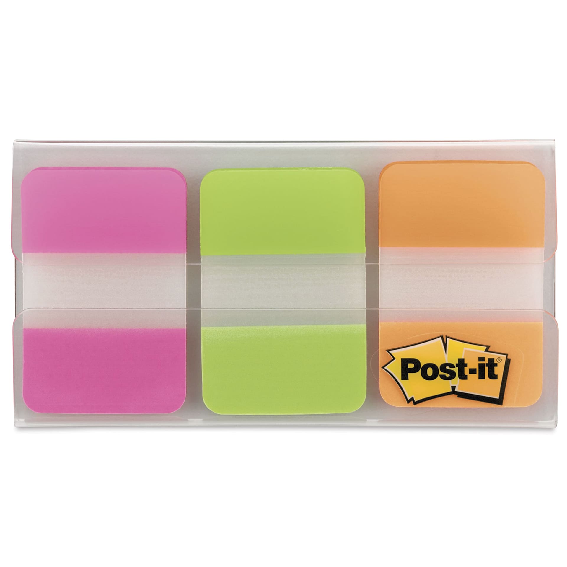Post-it Tabs - Neon Colors, Pkg of 36 - tab container out of packaging