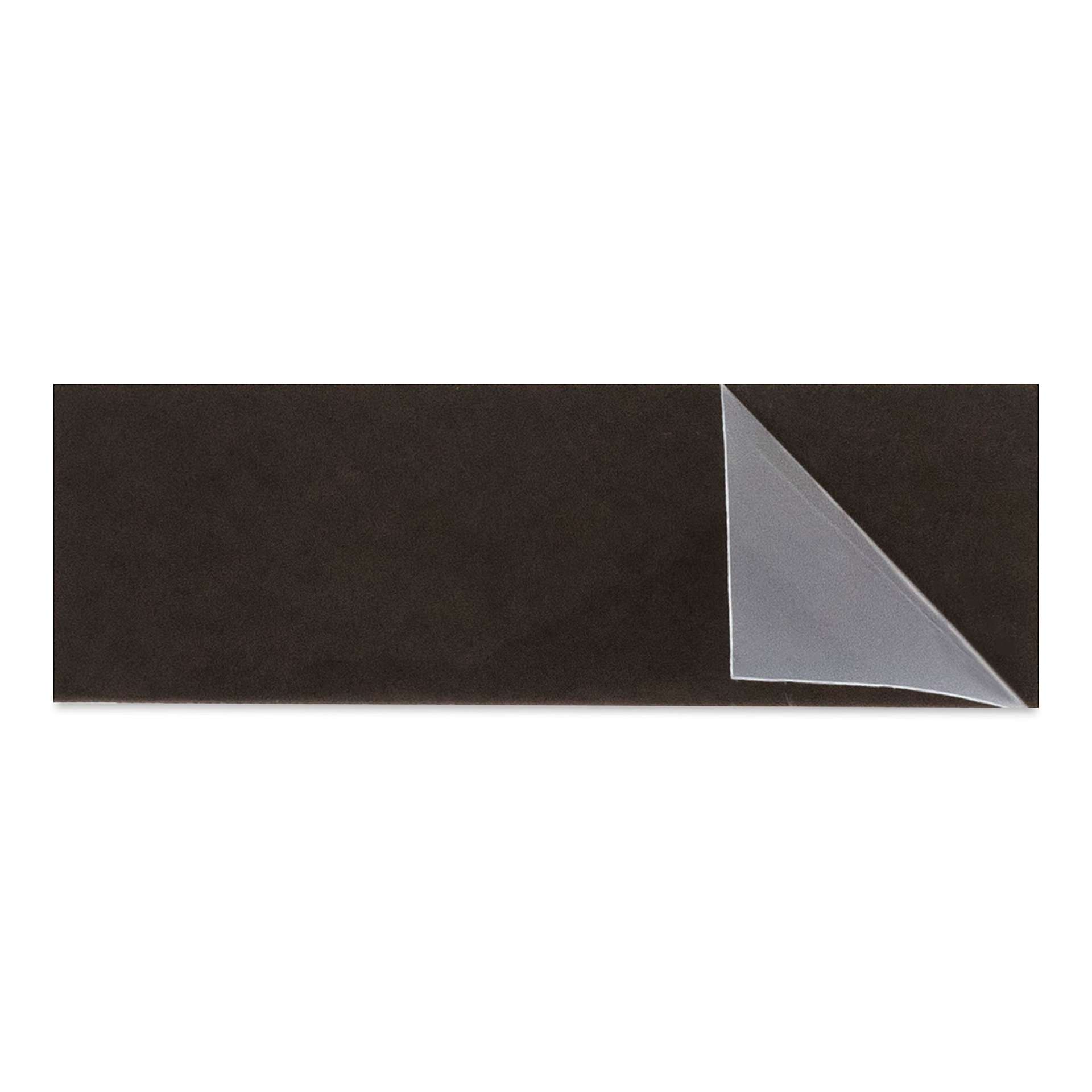 T-Rex Extreme Hold Mounting Tape - Black, Pkg of 8, 1" x 3" - peeling single strip