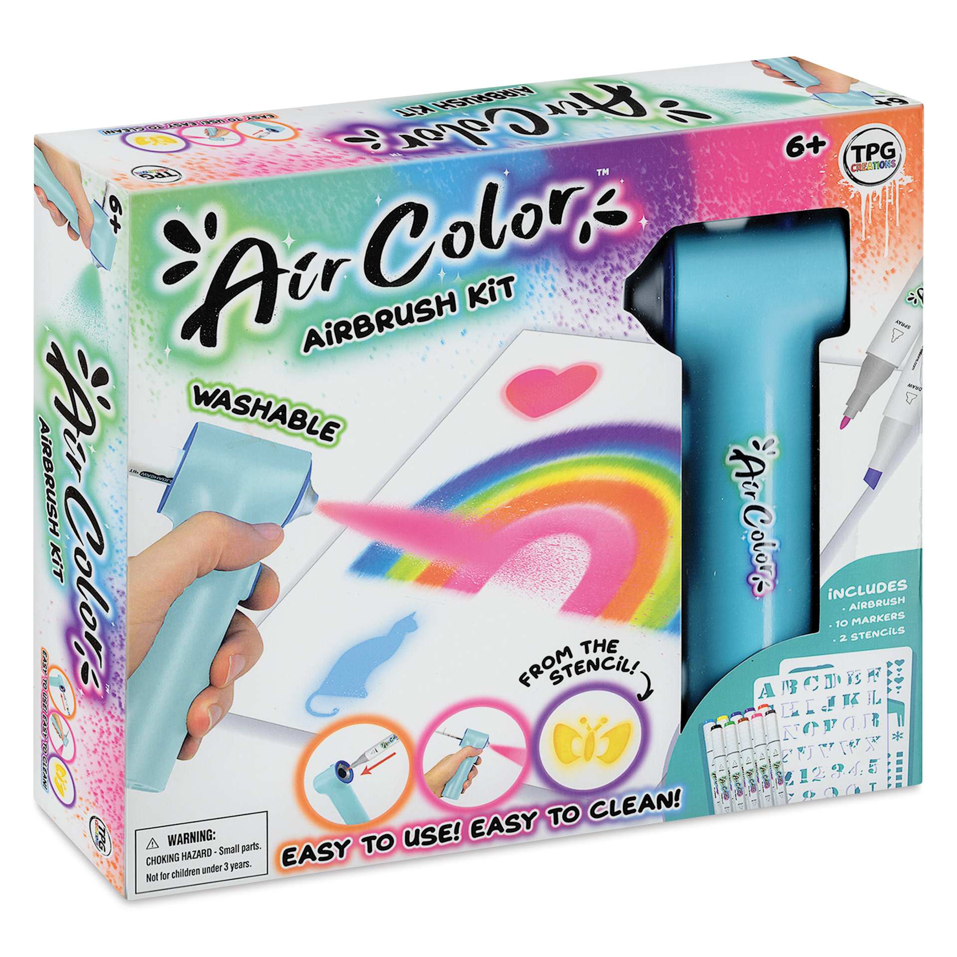 TPG Creations AirColor Airbrush Kit, packaging